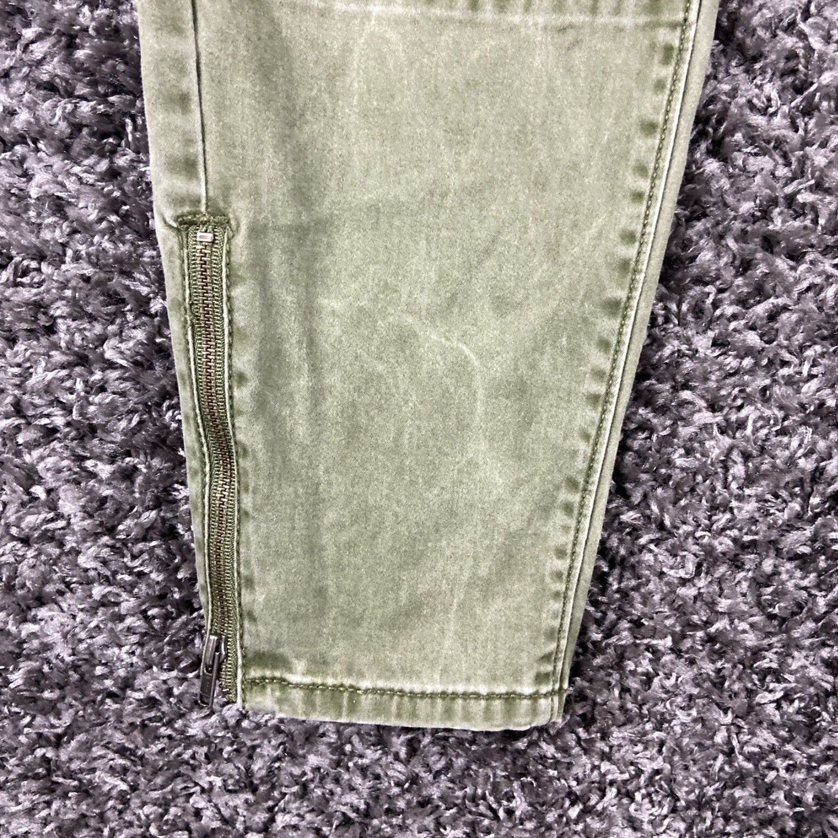 Loft VINTAGE Loft Green Skinny Pants Women's Size 4 Ankle Cropped for Women Size 27" / US 4 / IT 40 - 2 Thumbnail