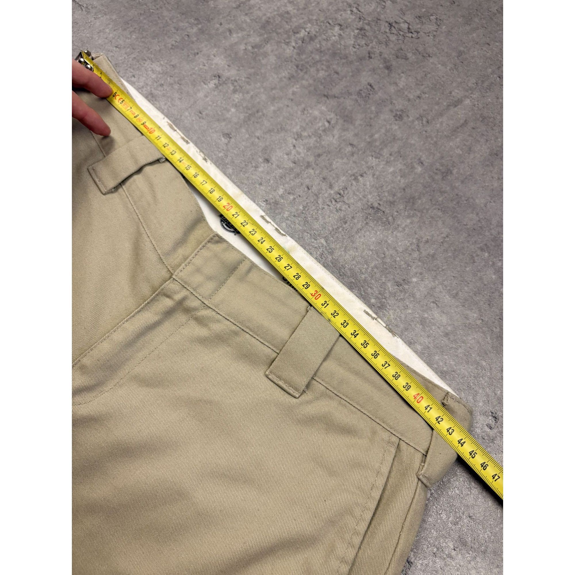 Dickies Dickies Slim Fit Chino Work Pants Khaki Beige Men’s W33 L32 Size US 32 / EU 48 - 8 Thumbnail