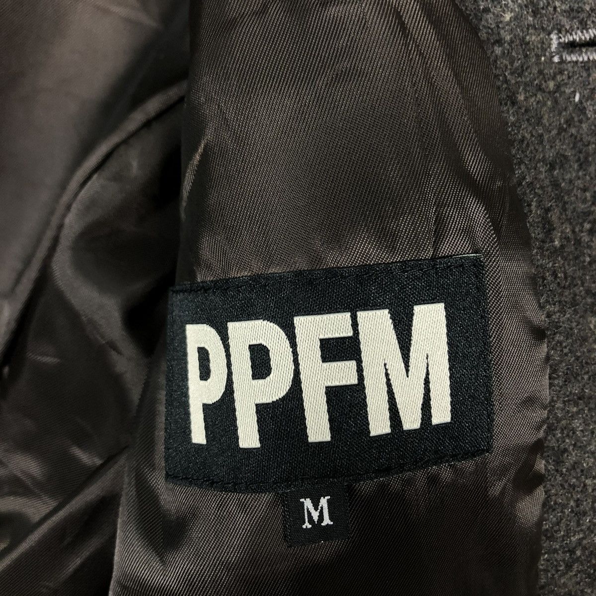 PPFM 🔥VINTAGE WOOL BIKER JACKET PPFM JAPAN DOUBLE LAYER Size US M / EU 48-50 / 2 - 21 Thumbnail