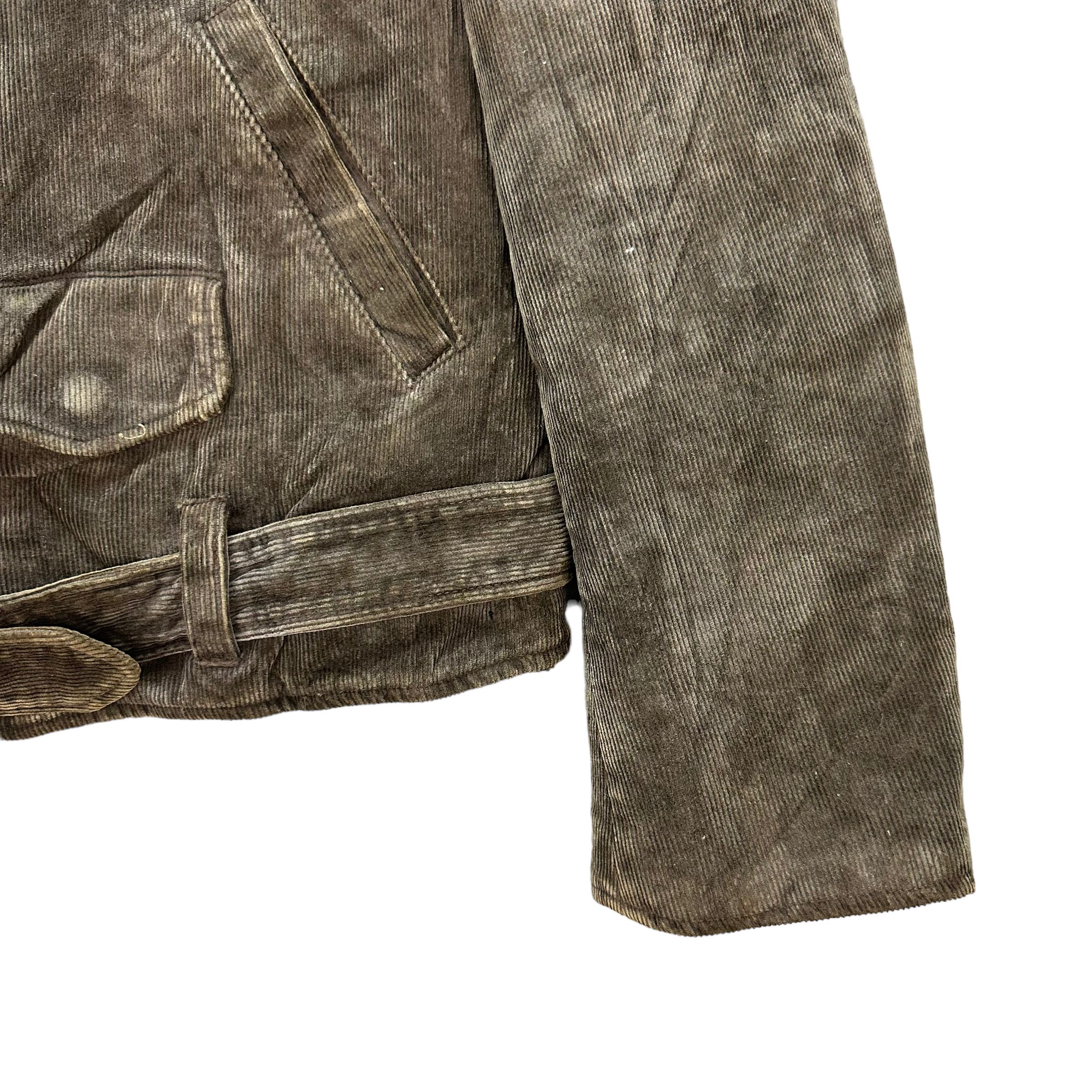 Journal Standard RARE DOUBLE COLLAR BELTED CORDUROY JACKET #8348-005 Size US L / EU 52-54 / 3 - 5 Thumbnail