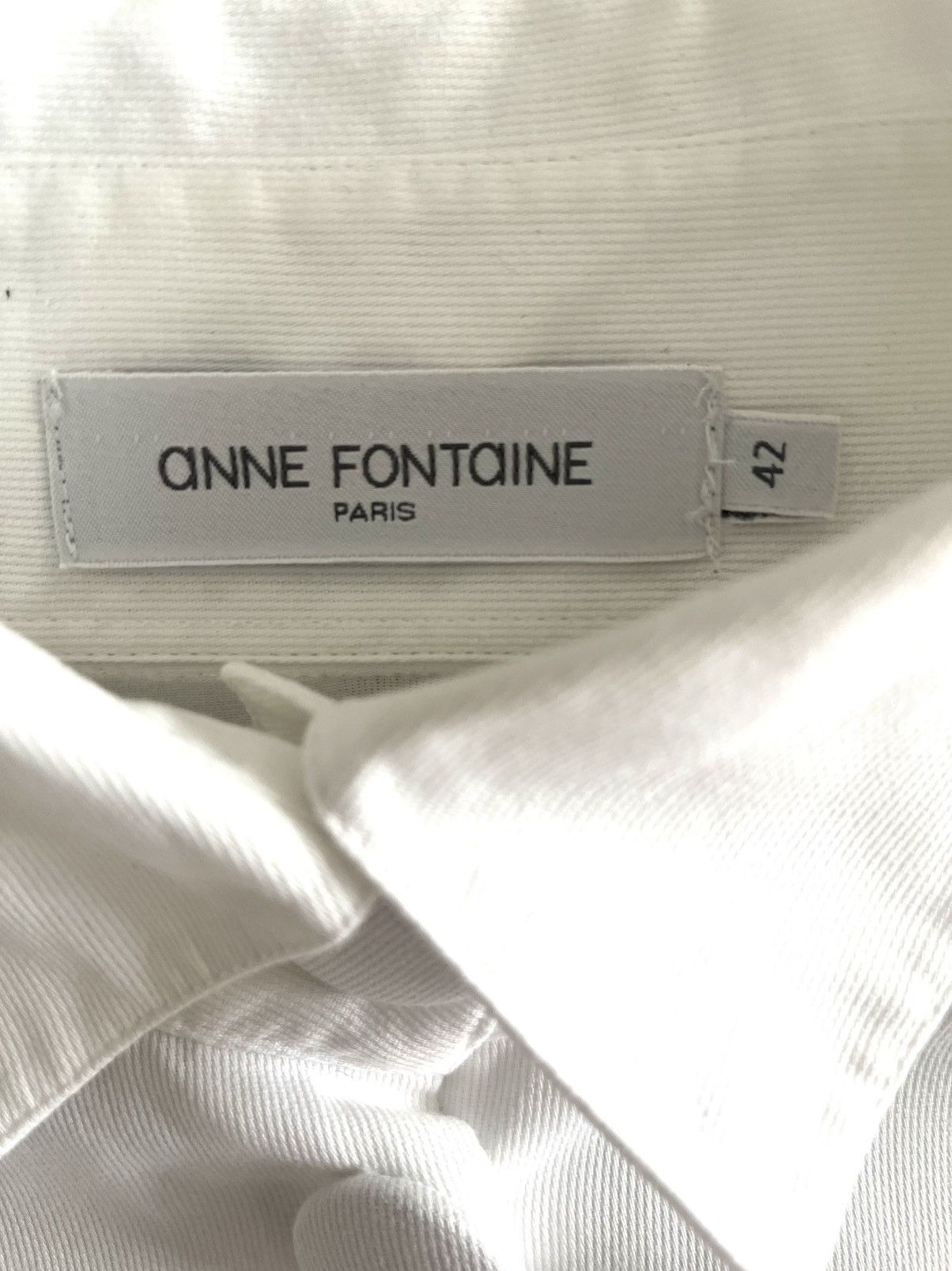 ANNE FONTAINE Anne Fontaine Collared Long Sleeve Size M / US 6-8 / IT 42-44 - 7 Thumbnail