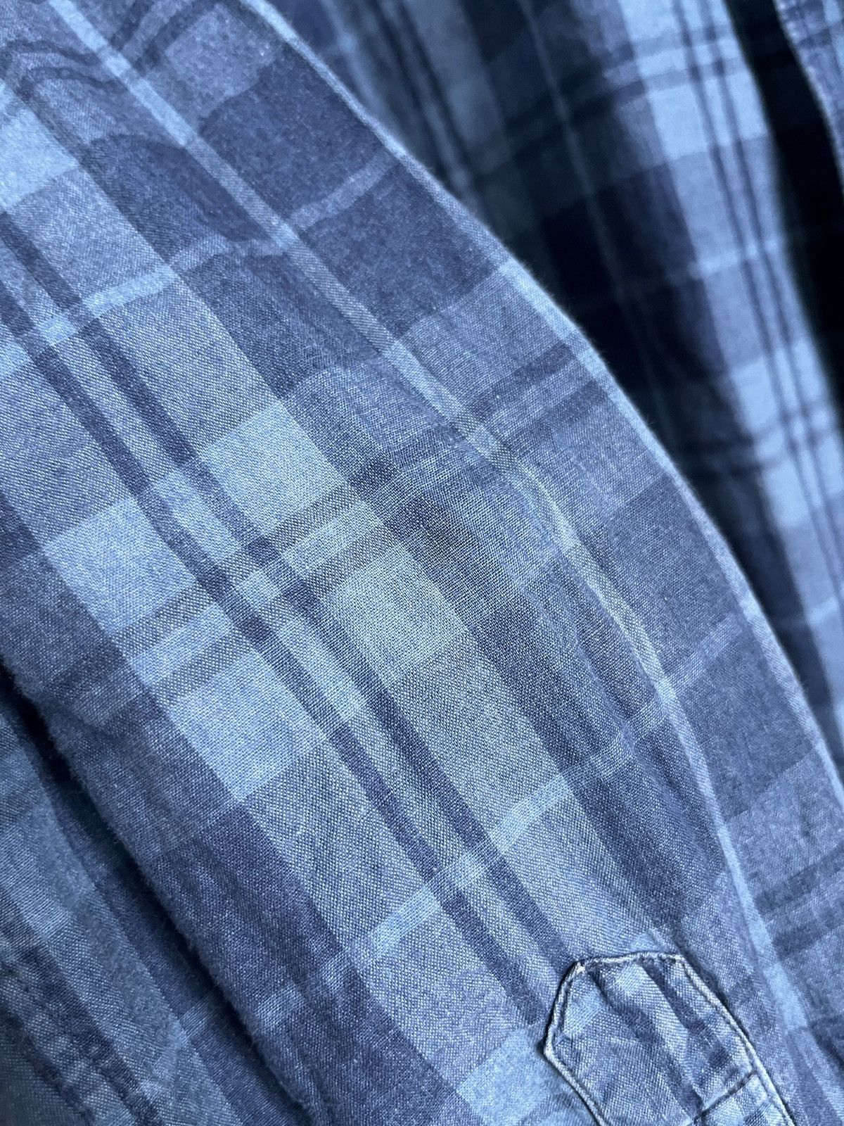 Officine Generale Officine Generale Blue Check Shirt Size US L / EU 52-54 / 3 - 10 Thumbnail