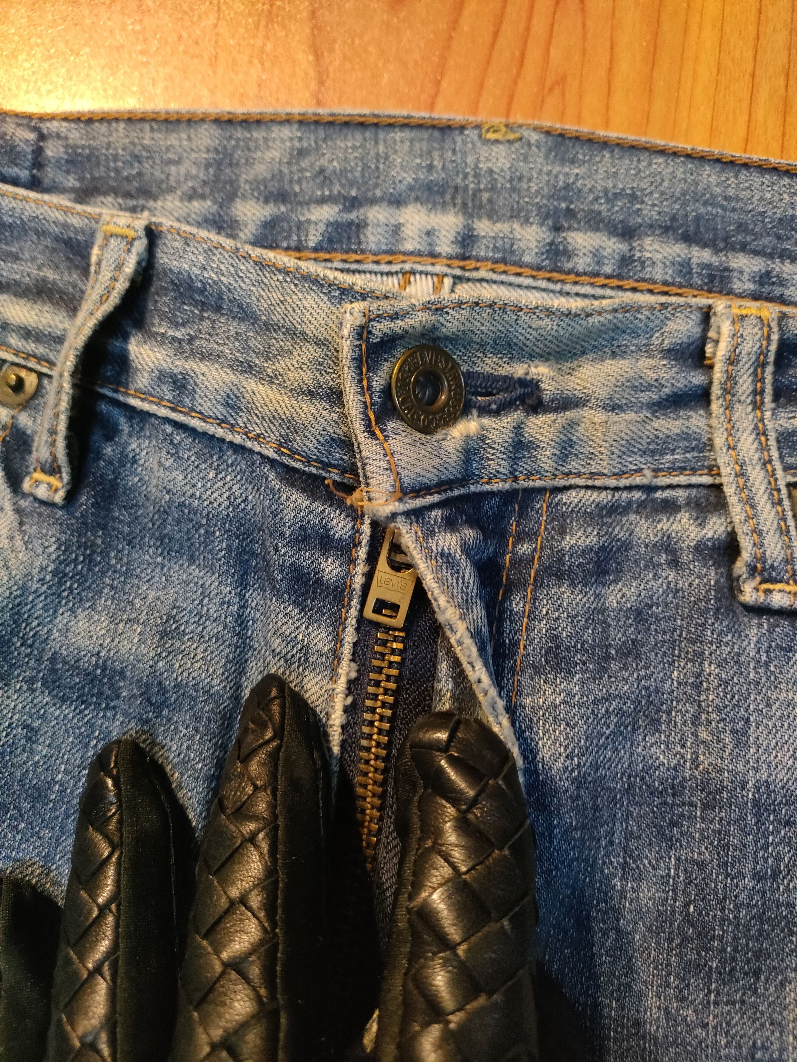 Levi's Vintage Clothing Vintage Reworked Levi's 504 Selvedge Jeans Size US 35 - 6 Thumbnail