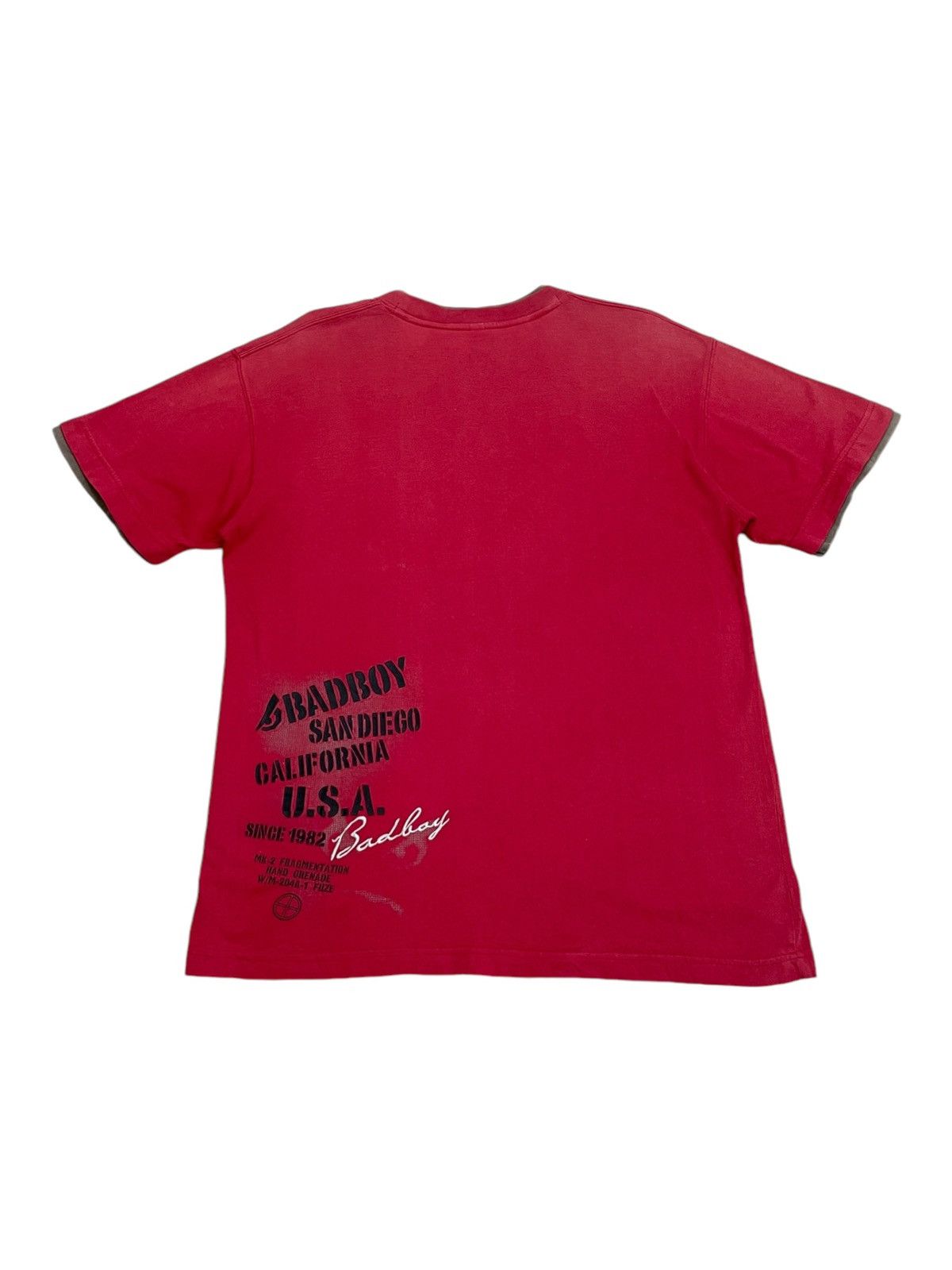20471120 × If Six Was Nine × Japanese Brand Bad Boy Brand Certificate Life Poem Faded Layer Tee Size US L / EU 52-54 / 3 - 13 Thumbnail