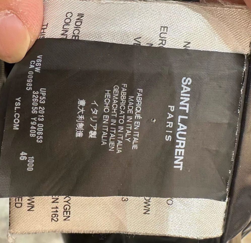 Saint Laurent Paris Saint Laurent Paris Black Sheepskin and Goose Down Puffer Size US S / EU 44-46 / 1 - 3 Thumbnail