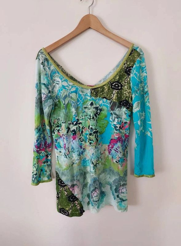 Vintage Save The Queen 3/4 sleeves top L Size L / US 10 / IT 46 - 3 Thumbnail