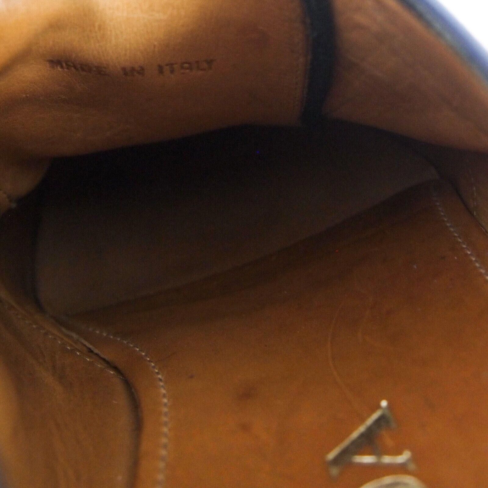Prada Prada Lug Sole Brogues 2EG016 Black Blue Brown EU 40 US 7 Size US 7 / EU 40 - 11 Thumbnail