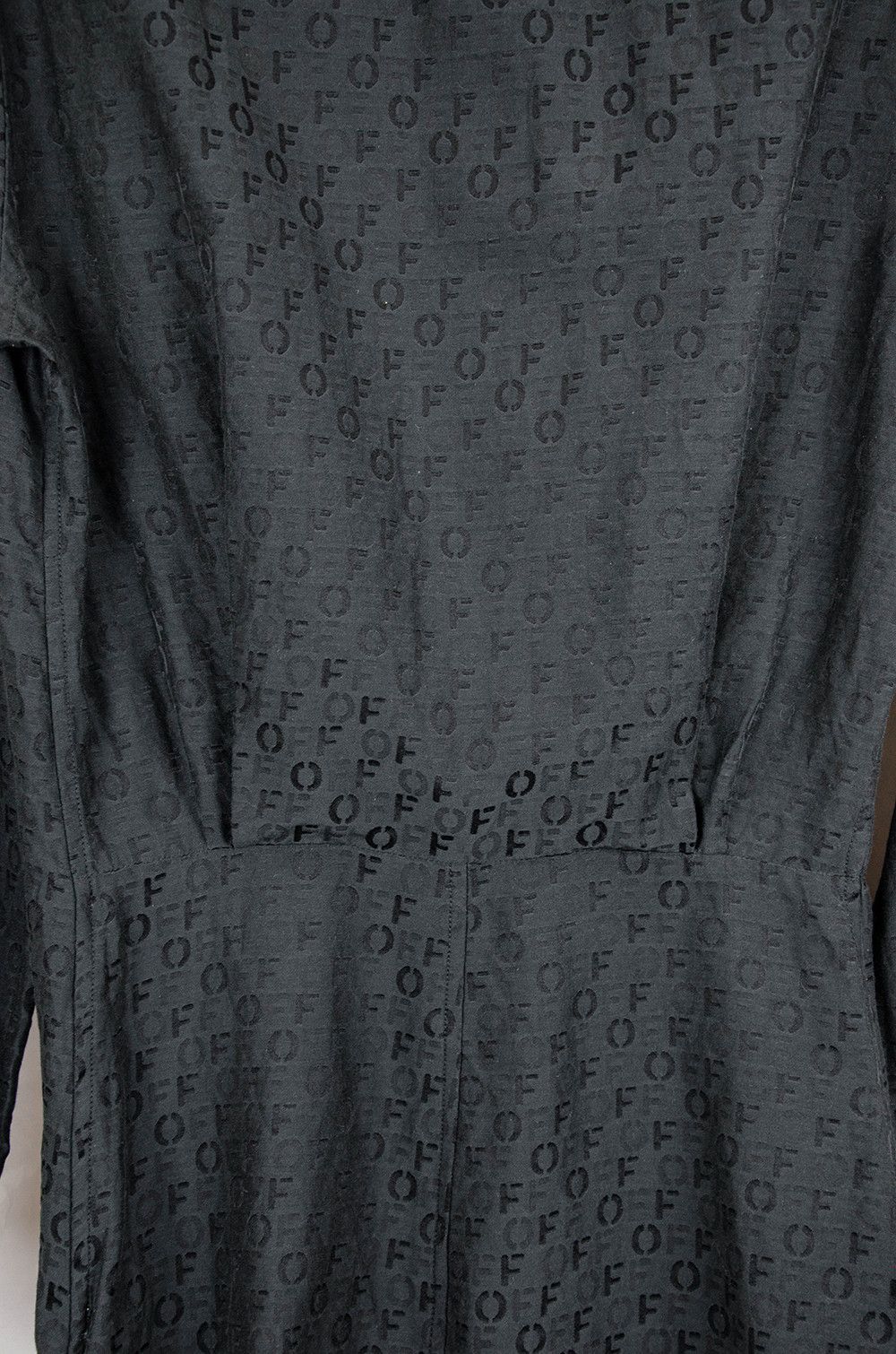 Off-White Off-White Monogram Silk Shirt Dress – Size IT42 Size M / US 6-8 / IT 42-44 - 5 Thumbnail