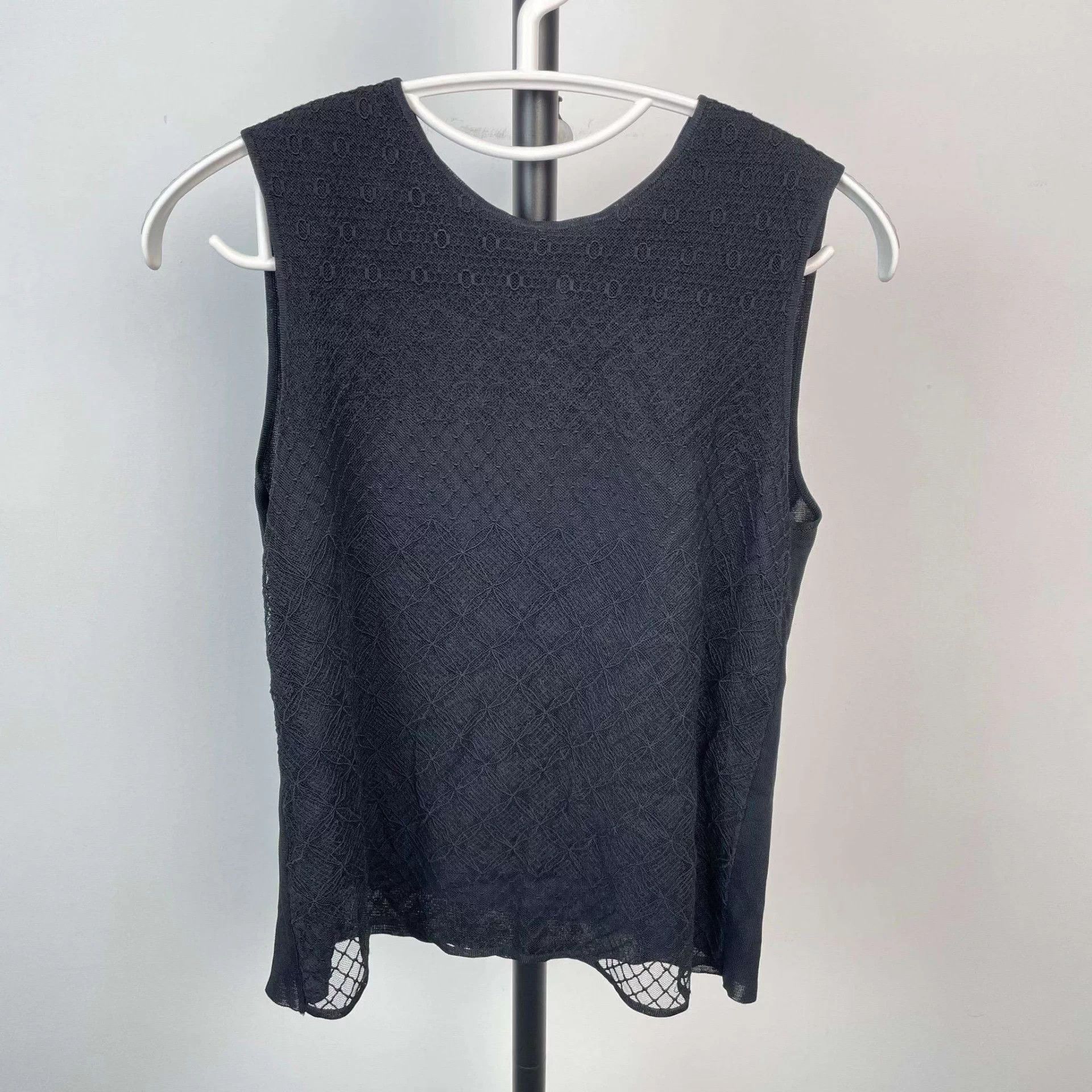 Dior Dior blend sleeveless top 38 black Size S / US 4 / IT 40 - 2 Thumbnail