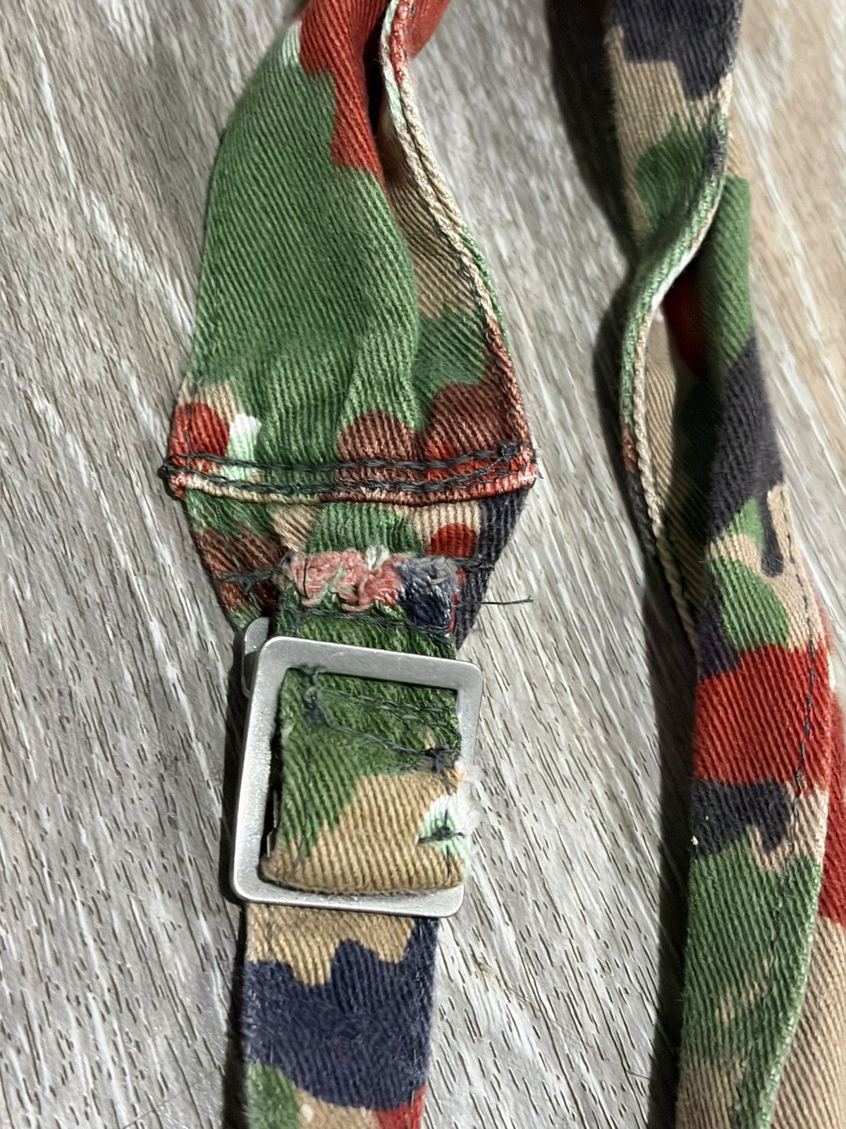 Vintage Vintage Swiss Army Alpenflage Camo Cargo Overalls Size 72/68 Size US 29 - 8 Thumbnail