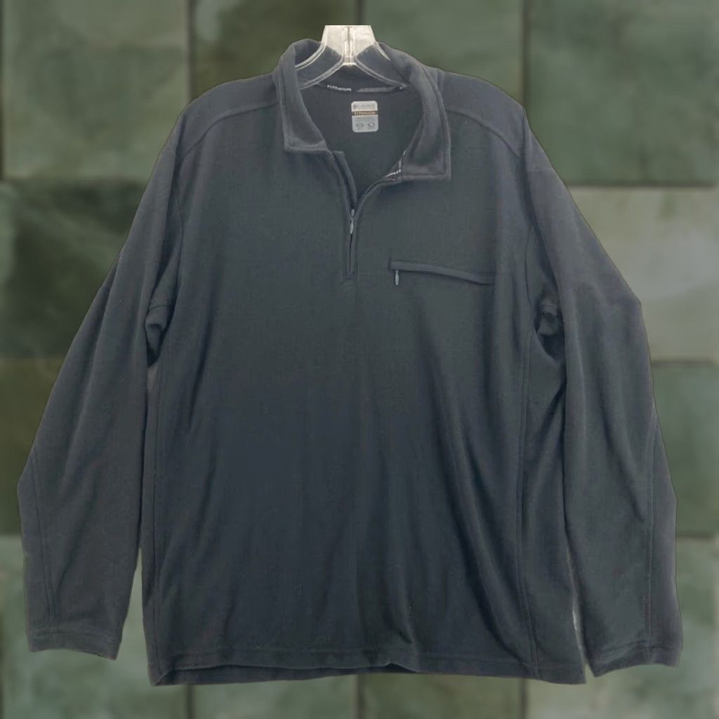 Vintage Columbia Polo Shirt Titanium Mens XL Long Sleeve 1/4 Zip Size US XL / EU 56 / 4 - 1 Thumbnail