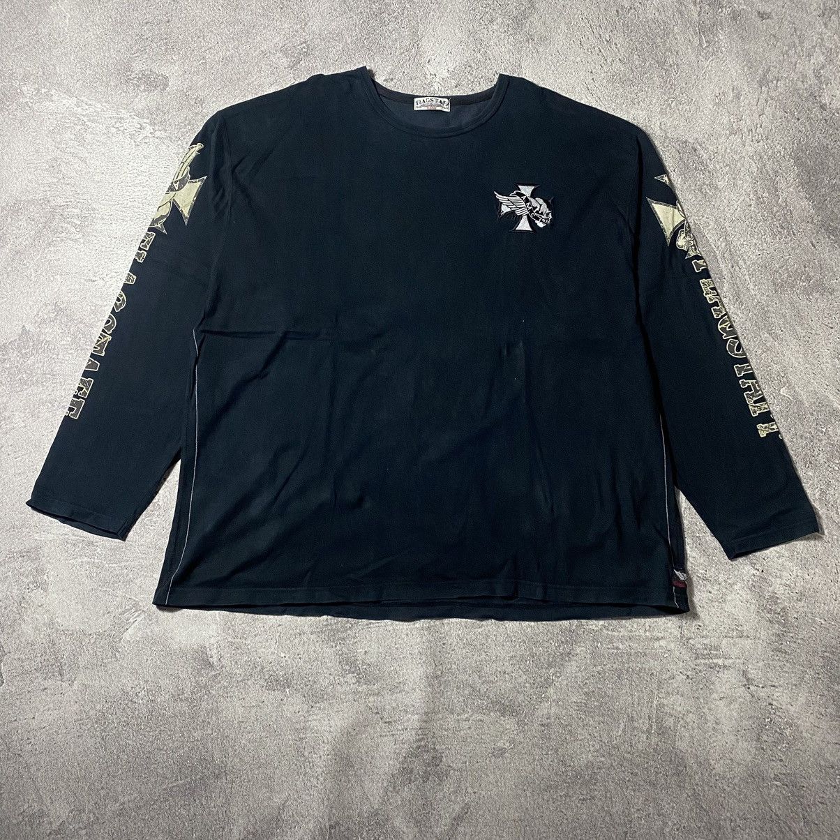 Flagstuff × Vintage Vintage Flagstaff Arizona Motorcycle Longsleeve Size US XXL / EU 58 / 5 - 1 Thumbnail