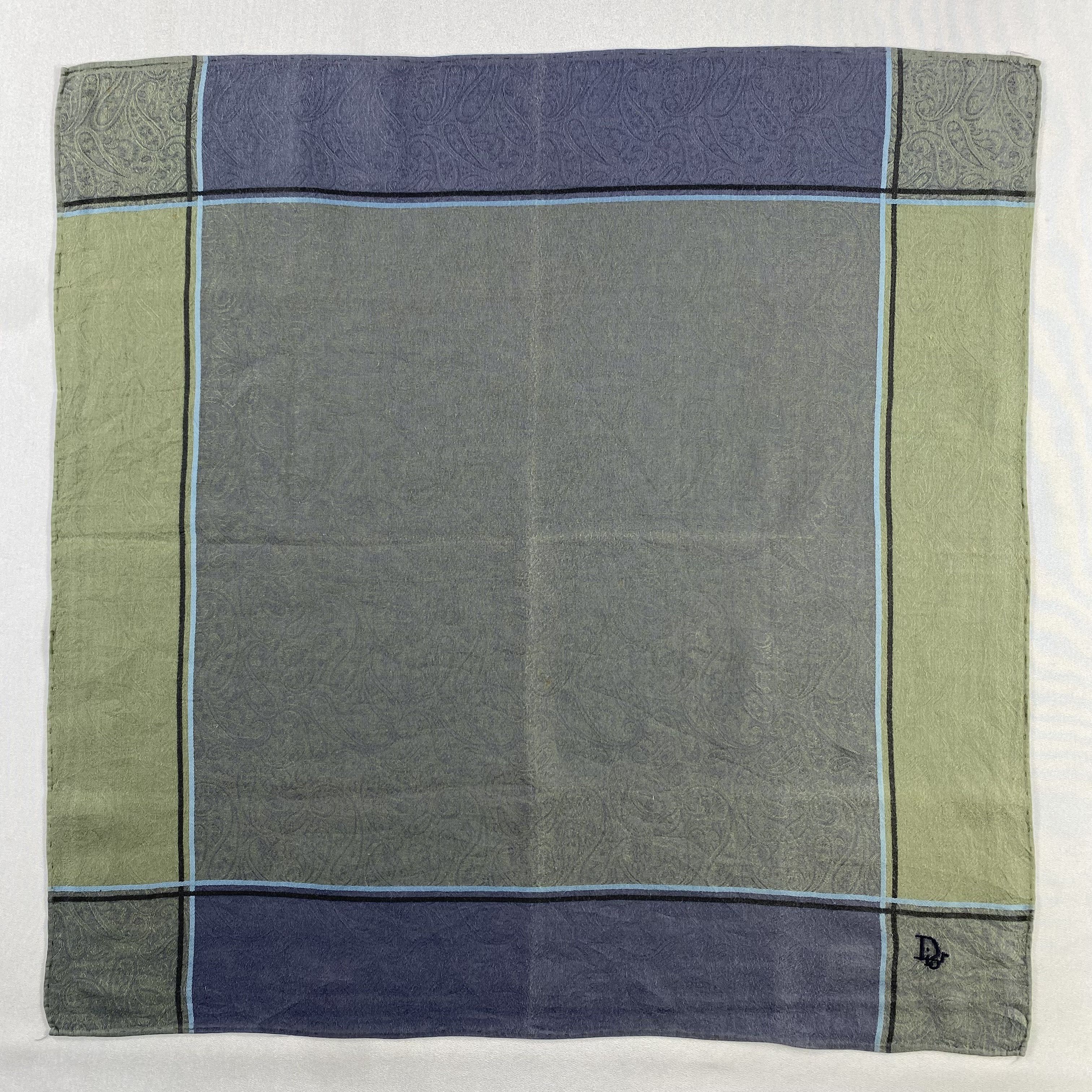 Vintage Dior Bandana/ Handkerchief / Neckerchief-P1121 Size ONE SIZE - 1 Thumbnail