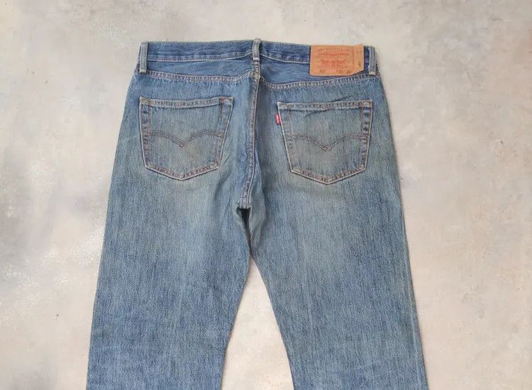 Levi's Vintage Levi's 501 Distressed Jeans 33x32 Size US 33 - 4 Thumbnail