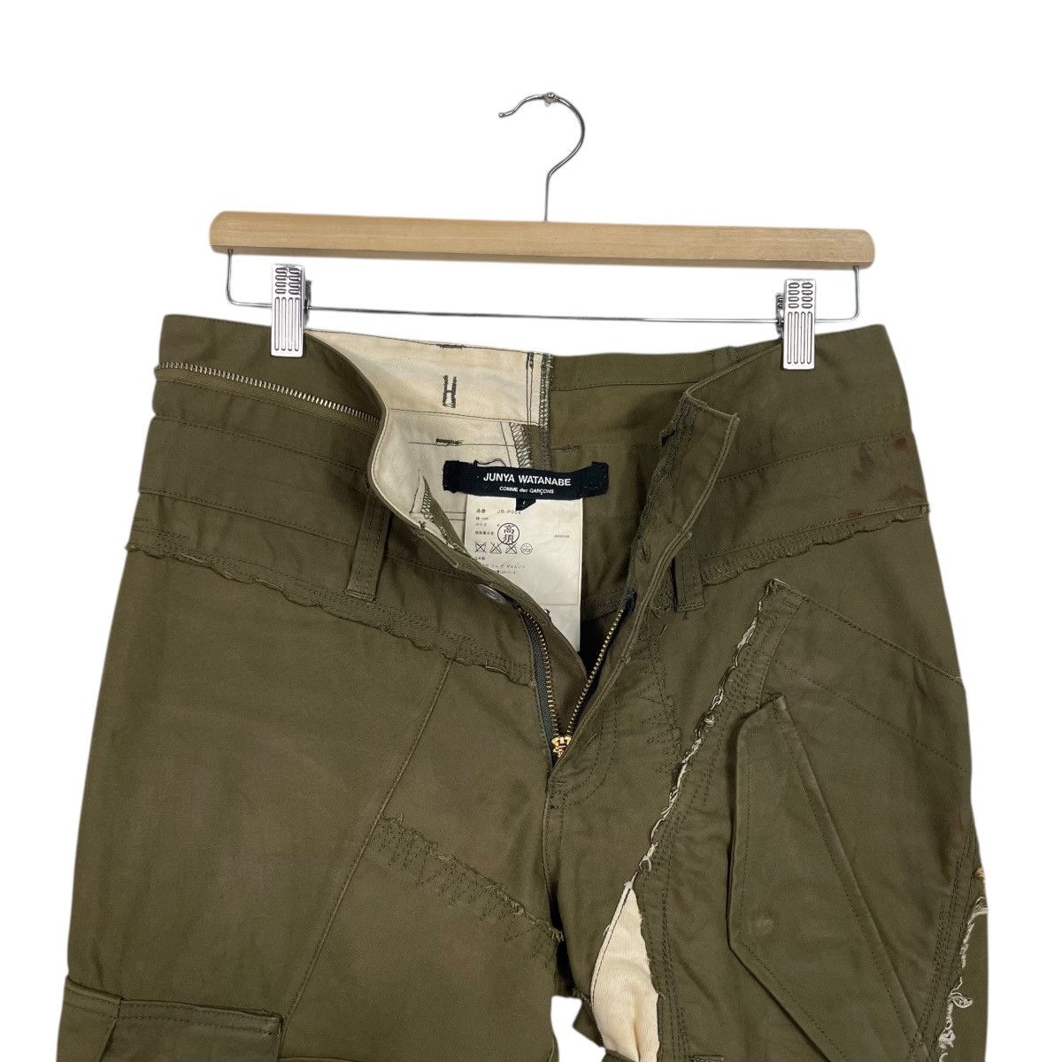 Comme des Garcons Junya Watanabe Cdg AW2006 Deconstructed Military Cargo Pants Size US 32 / EU 48 - 15 Thumbnail