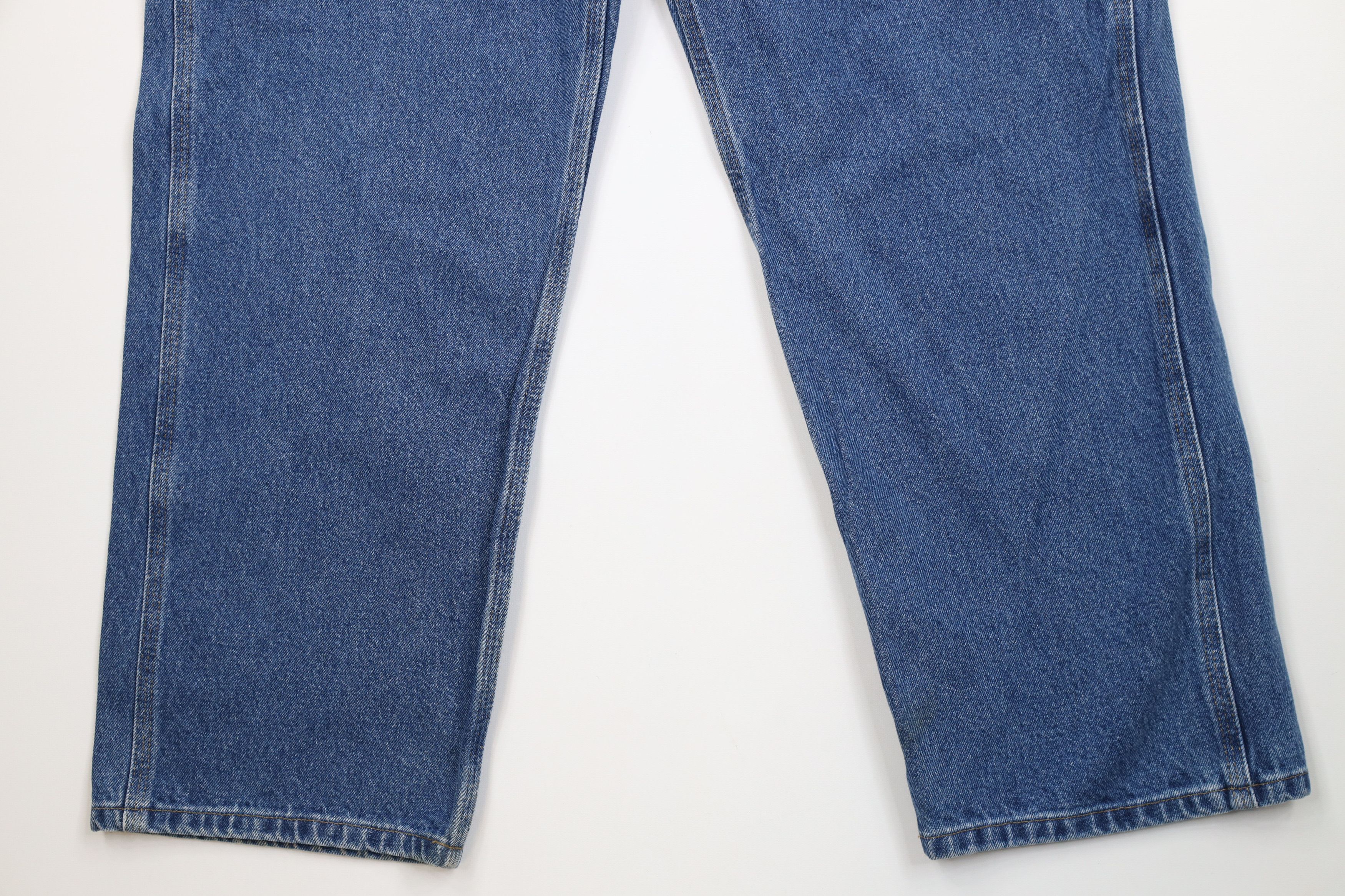 Carhartt Vintage Y2K Carhartt Wide Leg Dungaree Denim Jeans Blue Size US 38 / EU 54 - 4 Thumbnail