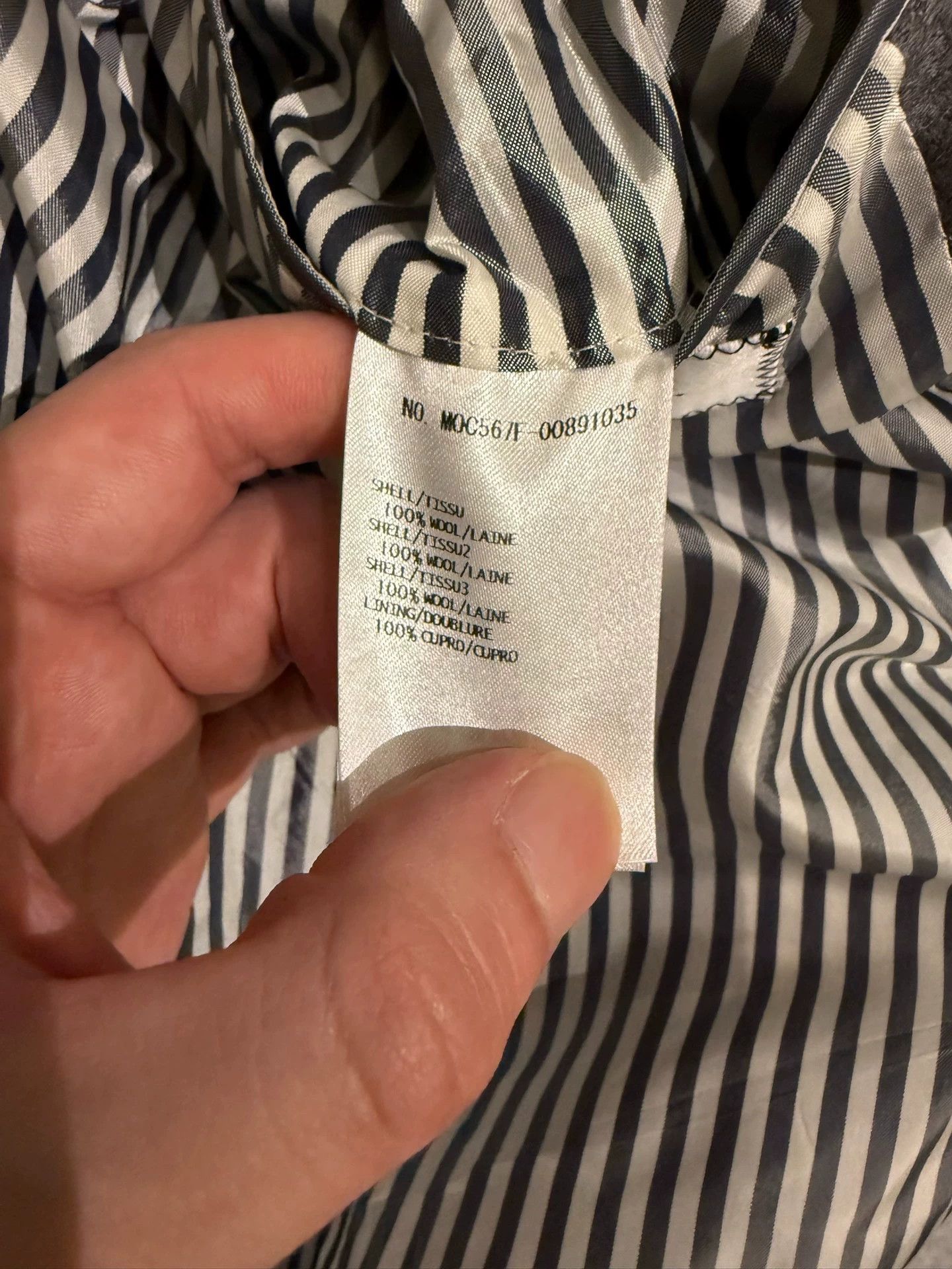 Thom Browne Thom Browne Rare Colorblock Mid & Dark Gray Coat Size 0 Size XS / US 0-2 / IT 36-38 - 6 Thumbnail