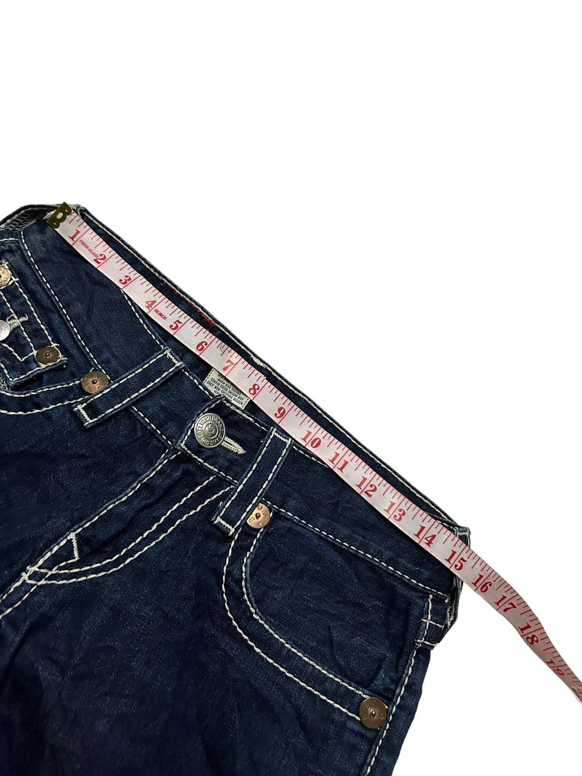 Japanese Brand × Kapital × True Religion Vtg TRUE RELIGION Flare denim Made In Usa Size US 30 / EU 46 - 13 Thumbnail