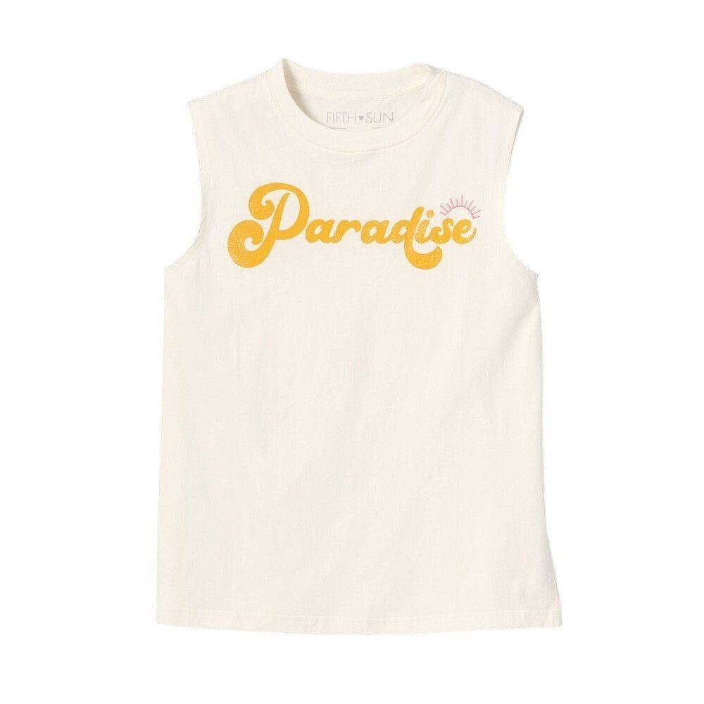 Other Women's Paradise Graphic Tank Top - Cream XS Size XS / US 0-2 / IT 36-38 - 2 Thumbnail