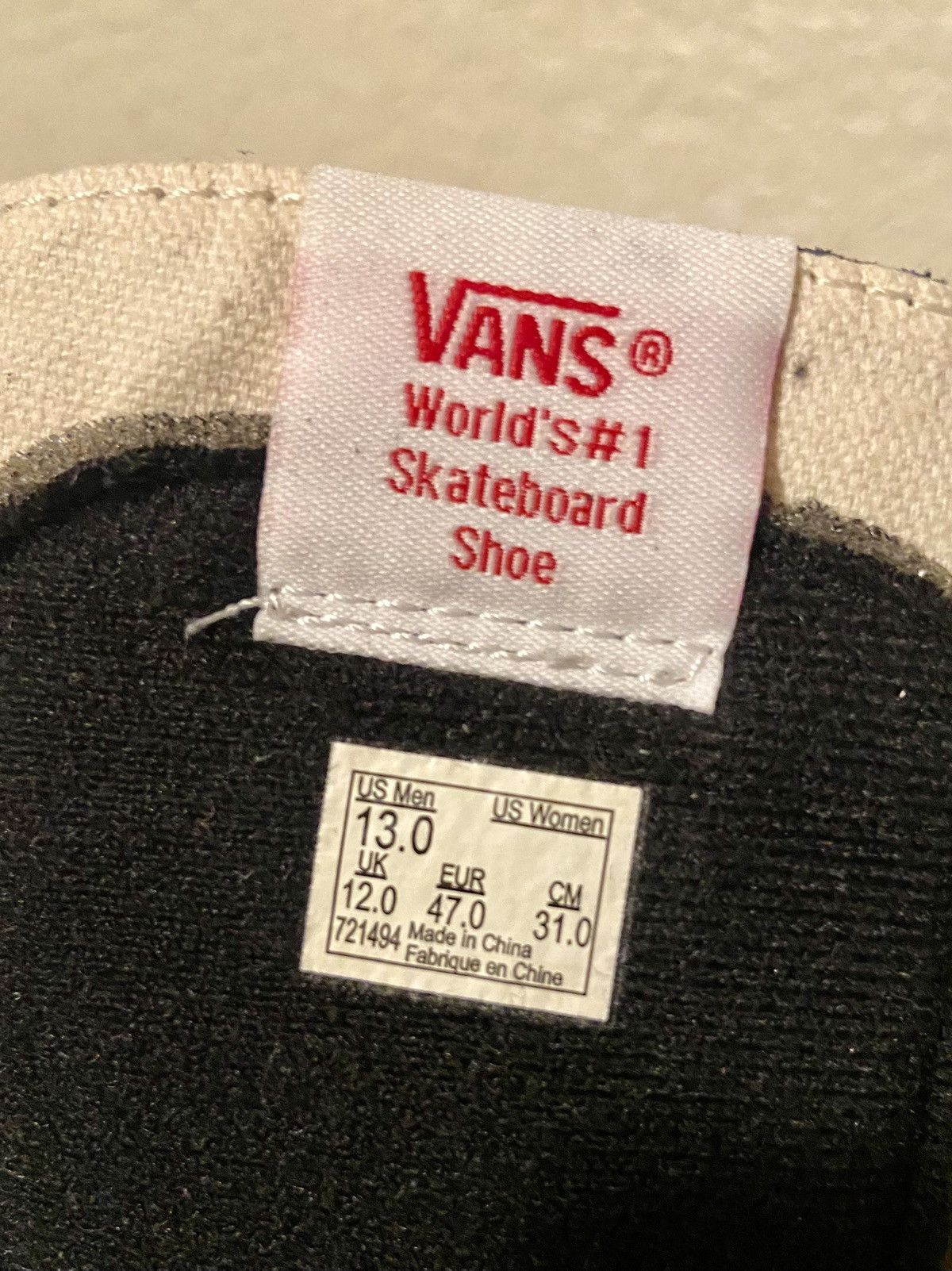 Vans Vans Sk8-Hi - Men’s 13 - New/Unused Size US 13 / EU 46 - 7 Thumbnail