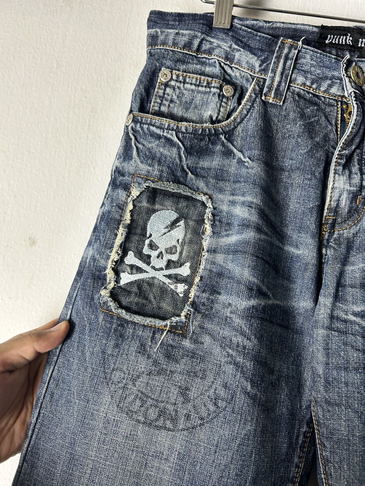 If Six Was Nine Punk ministry skull patches japanese punk seditionaries Size US 31 - 3 Thumbnail
