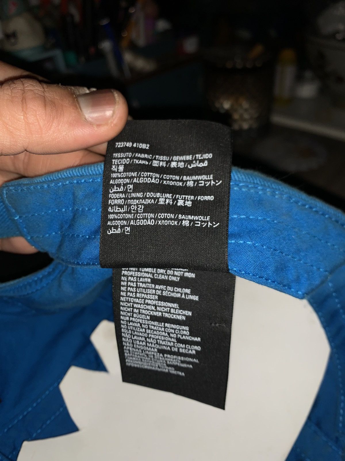 Adidas × Balenciaga Balenciaga x Adidas Blue Cap Size ONE SIZE - 4 Thumbnail