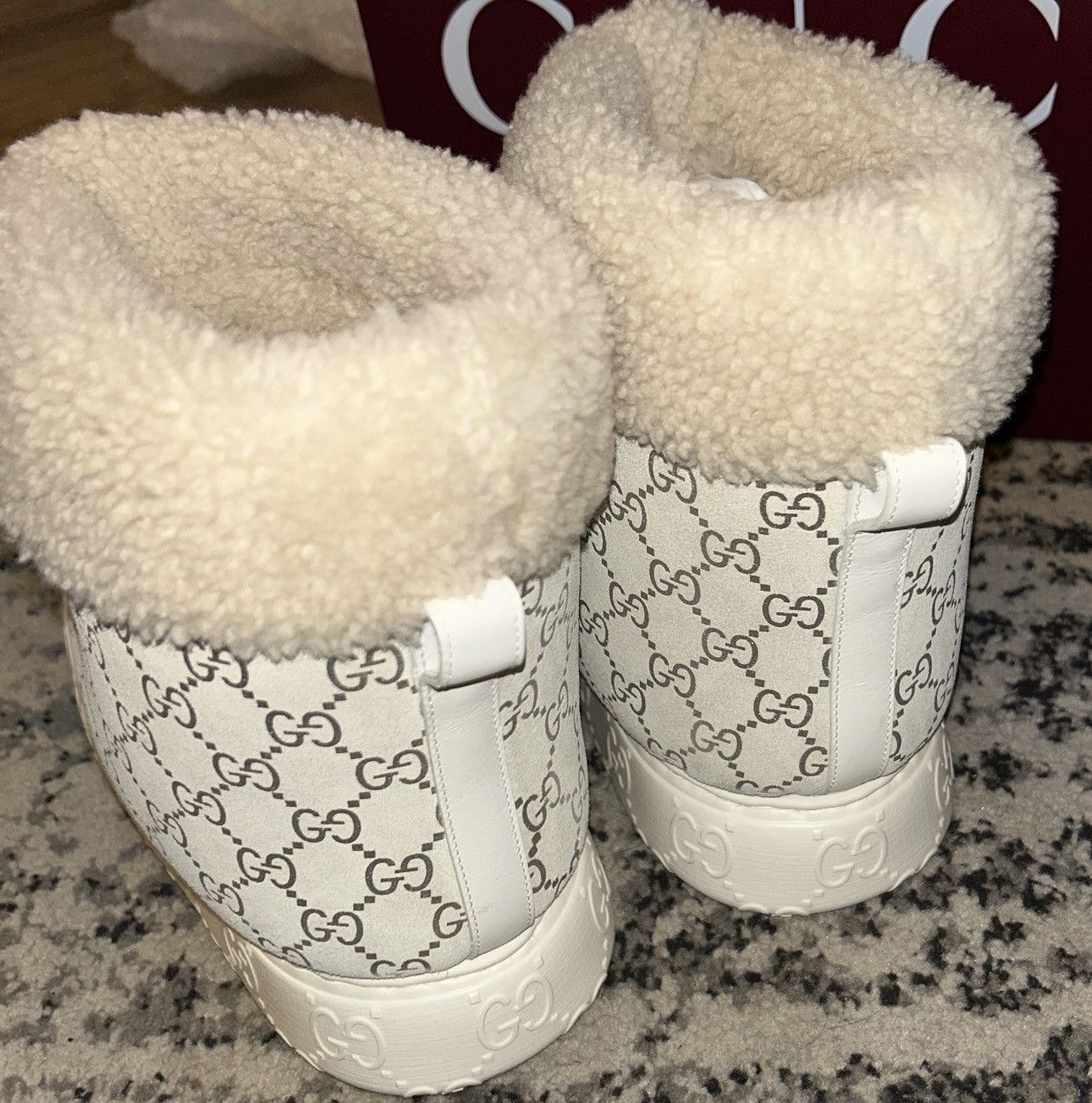 Gucci Gucci Shorts Snow Boots with Merino Trim Silver Size US 9 / IT 39 - 7 Thumbnail