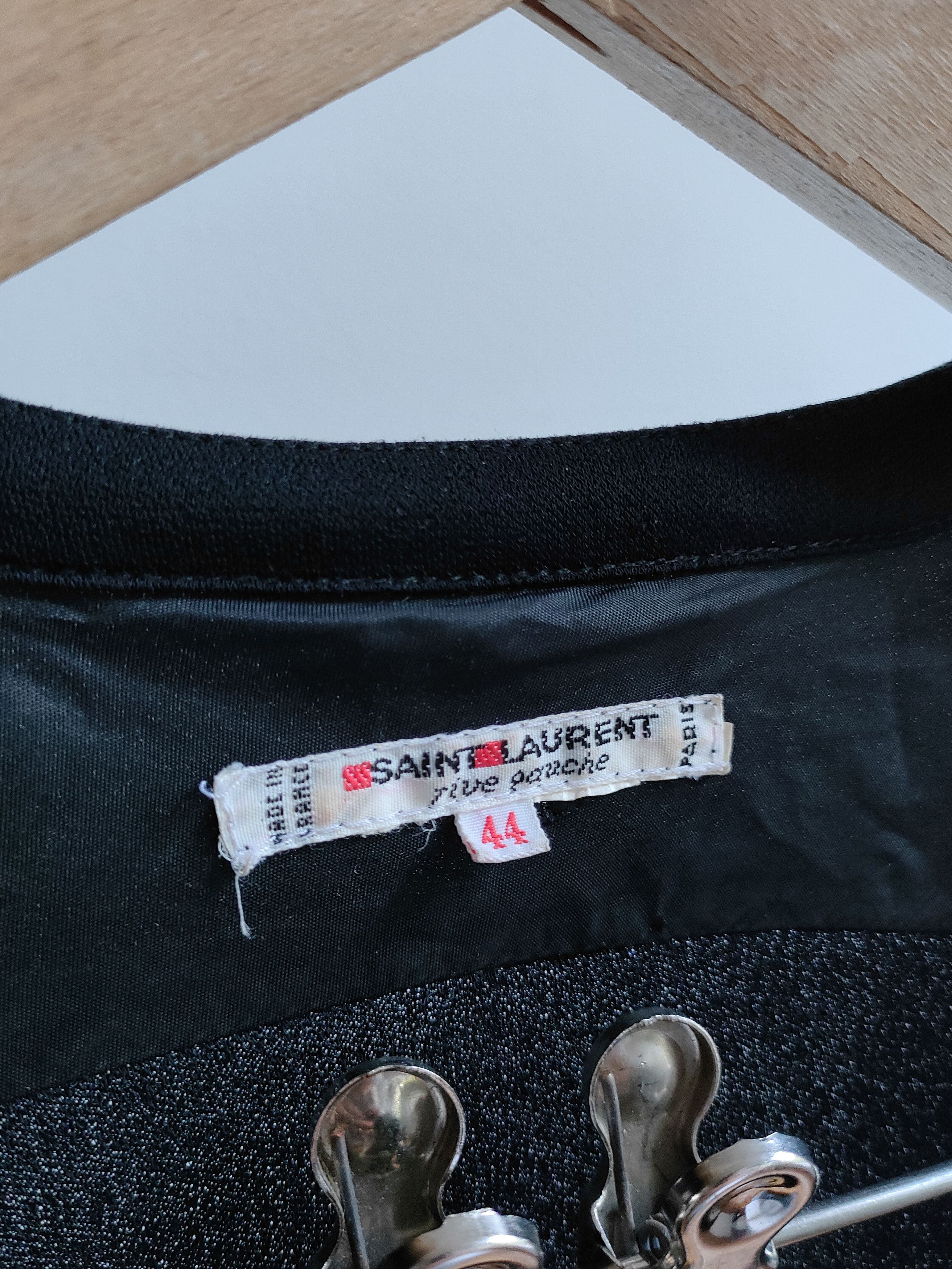 Saint Laurent Paris Saint Laurent Rive Gauche blouse / cape / bolero Size L / US 10 / IT 46 - 3 Thumbnail