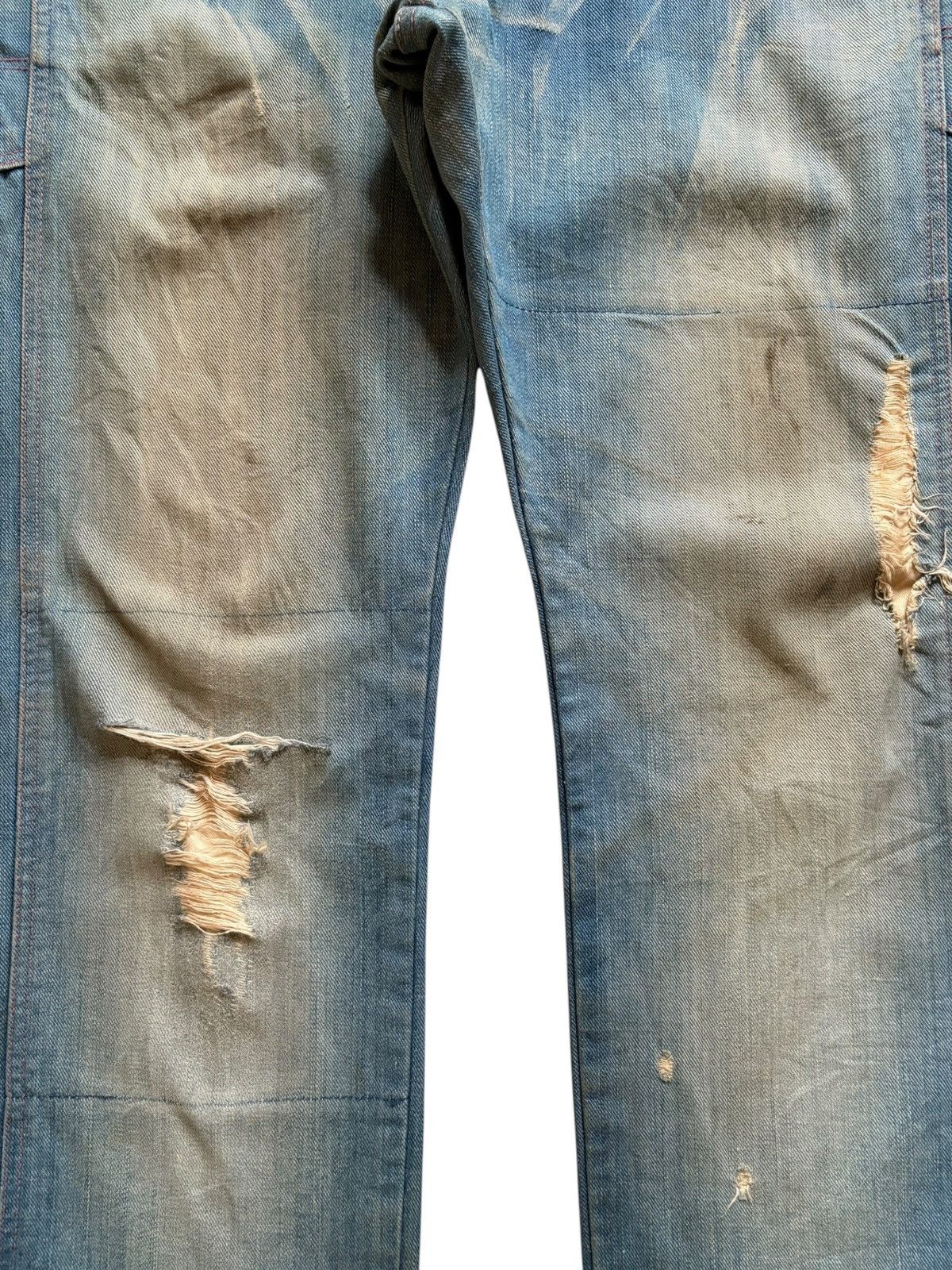 Lee × Takeo Kikuchi Vintage Japan Lee x Takeo Kikuchi Rusty Mud Wash Loose Jeans Size US 36 / EU 52 - 5 Thumbnail
