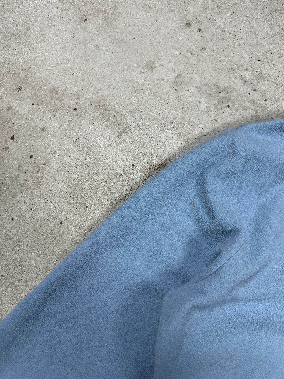 Nike × Vintage Vintage Y2K Nike Baby Blue Center Swoosh Fleece Hoodie Size US S / EU 44-46 / 1 - 11 Thumbnail
