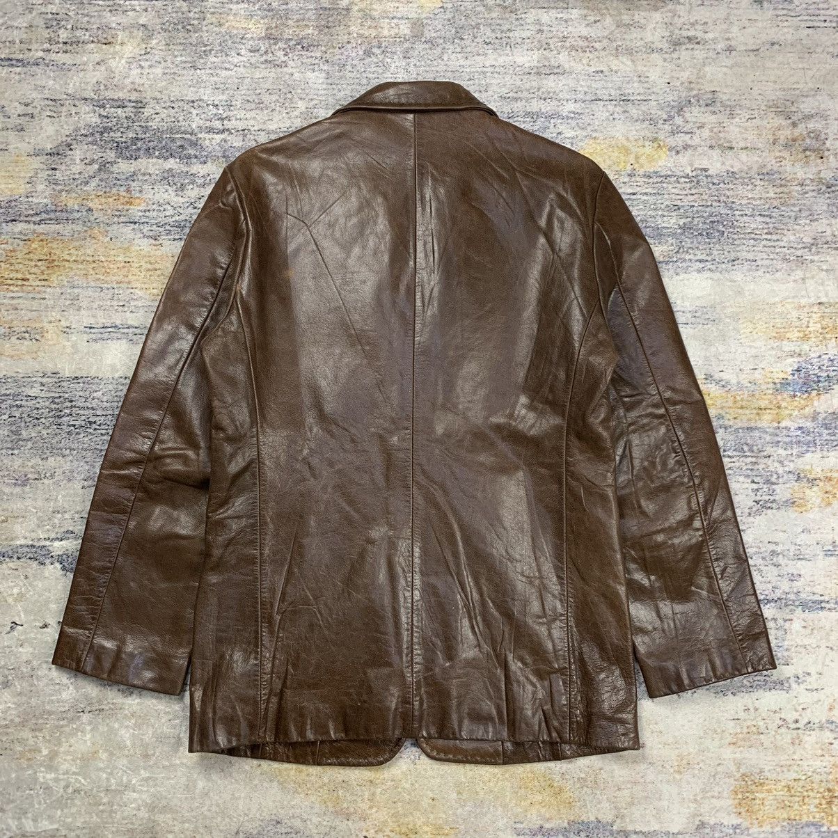 Tornado Mart Tornado mart leather blazer Size US M / EU 48-50 / 2 - 2 Thumbnail