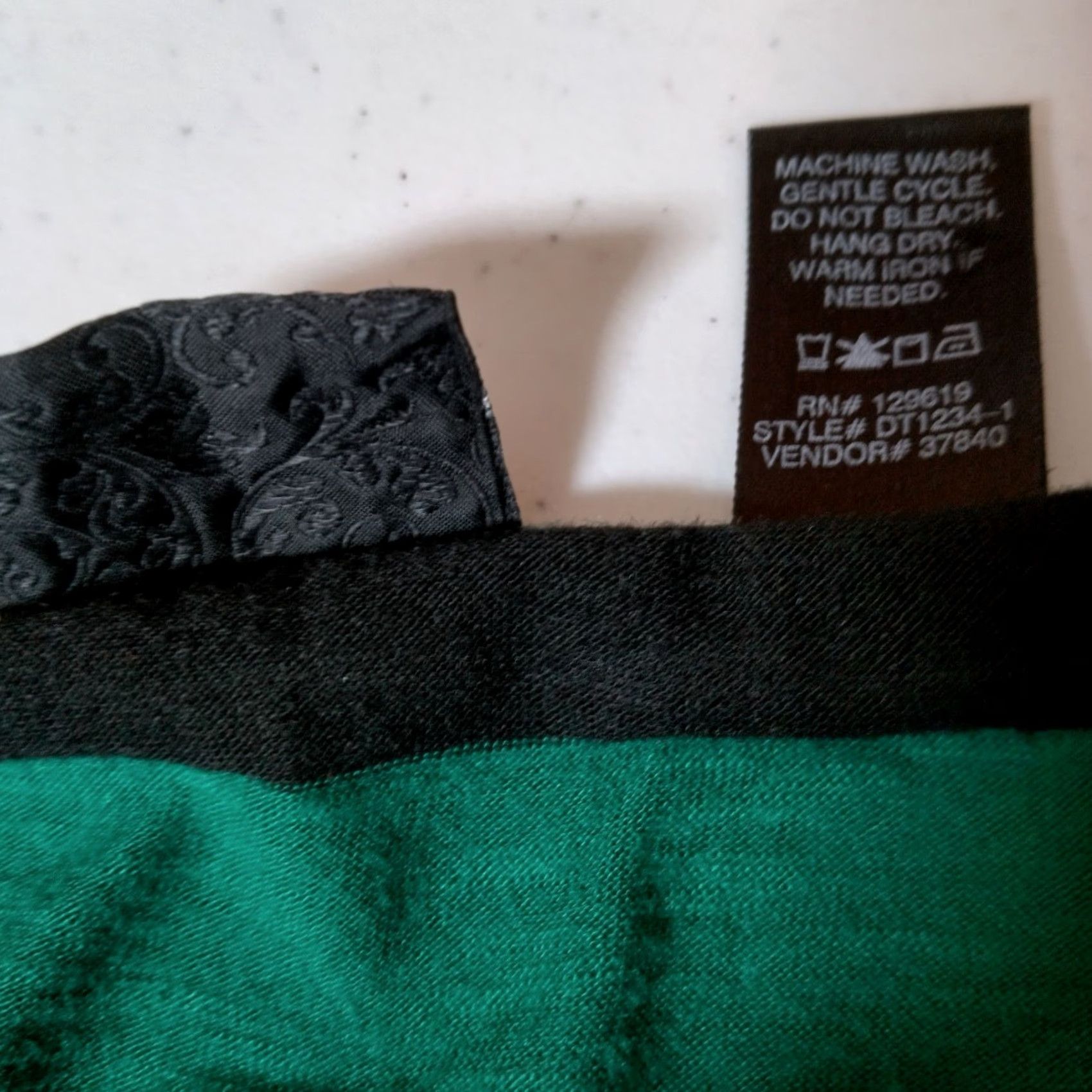 Vintage VINTAGE Daytrip Tunic Shirt Adults M Green Stripe V Neck Slim Lace Trim 3/4 Sleeve Burnout Y2K Women Mens Girls Size M / US 6-8 / IT 42-44 - 5 Thumbnail