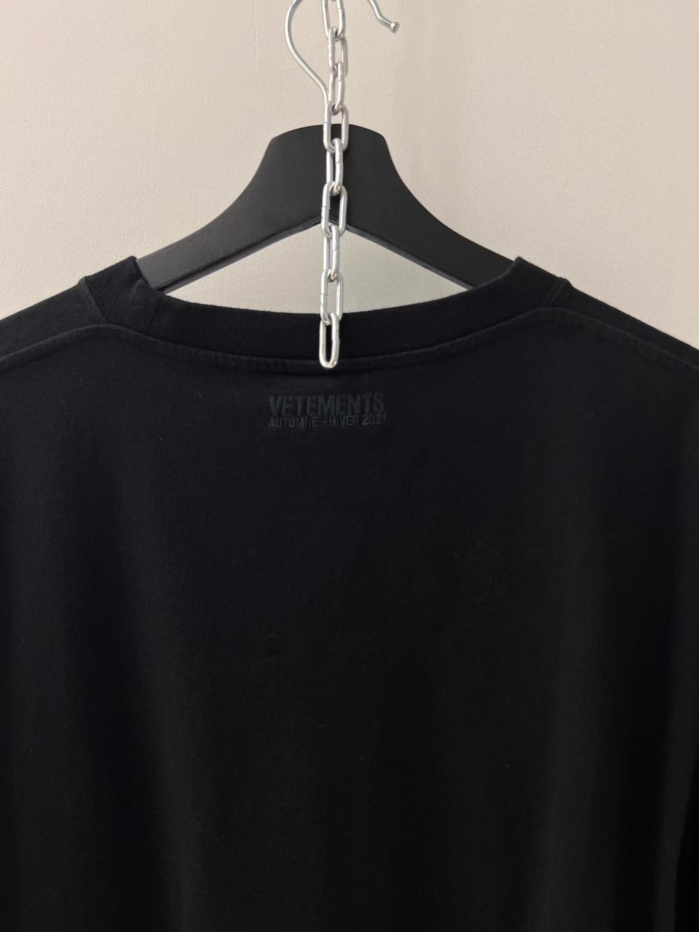 Vetements Vetements 21SS Vulgar Slogan Short Sleeve T‑shirt Q13 Size US M / EU 48-50 / 2 - 2 Thumbnail