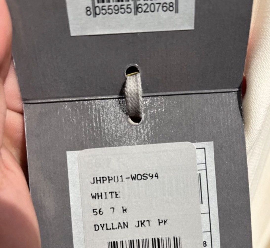 Tom Ford o1c1z0326 Dyllan Blazer Jacket in Whit Wool Size US XL / EU 56 / 4 - 2 Thumbnail
