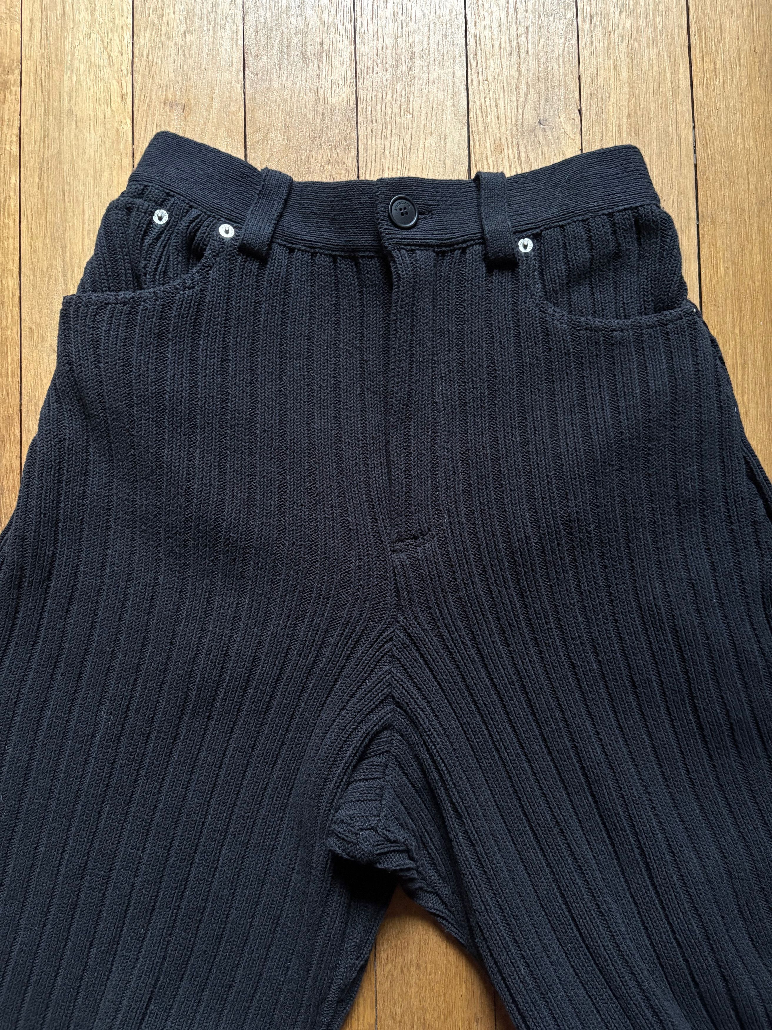 Balenciaga Balenciaga cotton knit rib pants Size US 28 / EU 44 - 3 Thumbnail