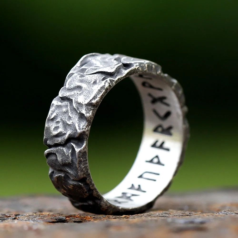 Other Stainless Steel Odin Norse Viking Ring Size ONE SIZE - 2 Thumbnail
