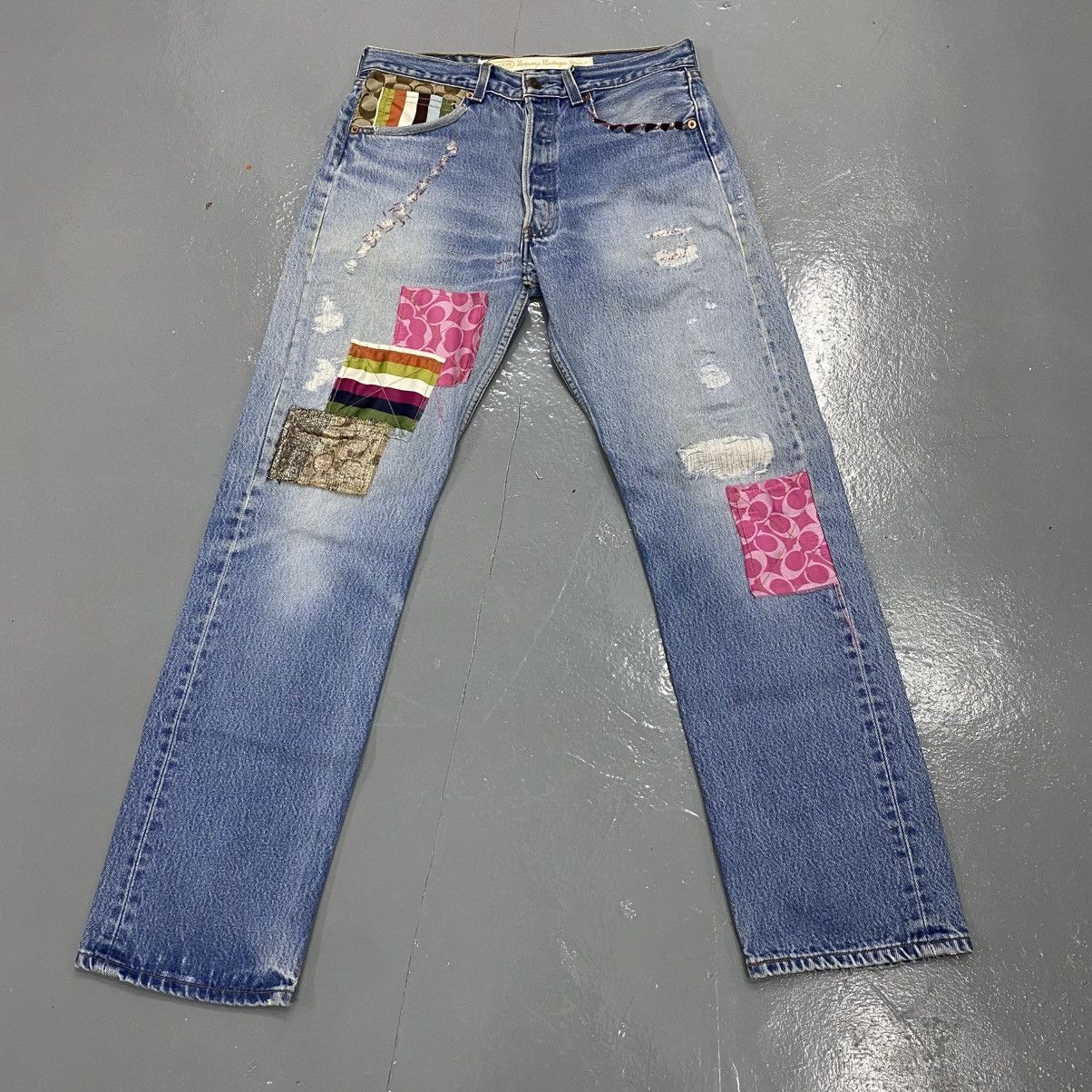 Coach Archive Coach Legacy Vintage Jeans Patchwork Sample Rare Size US 31 - 1 Thumbnail