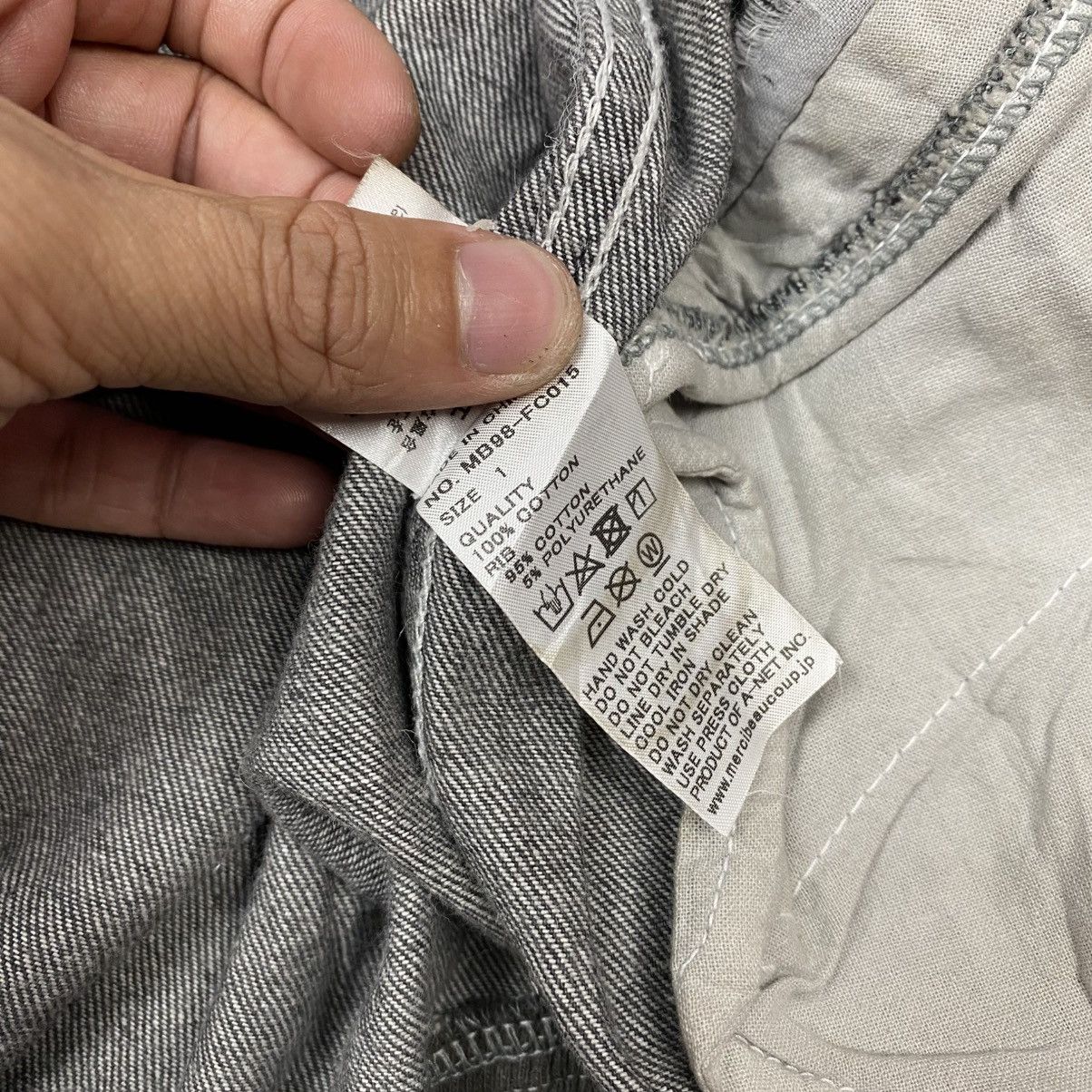 Issey Miyake × Japanese Brand × mercibeaucoup Mercibeaucoup Double Breasted Denim Bomber Jacket Size US M / EU 48-50 / 2 - 12 Thumbnail
