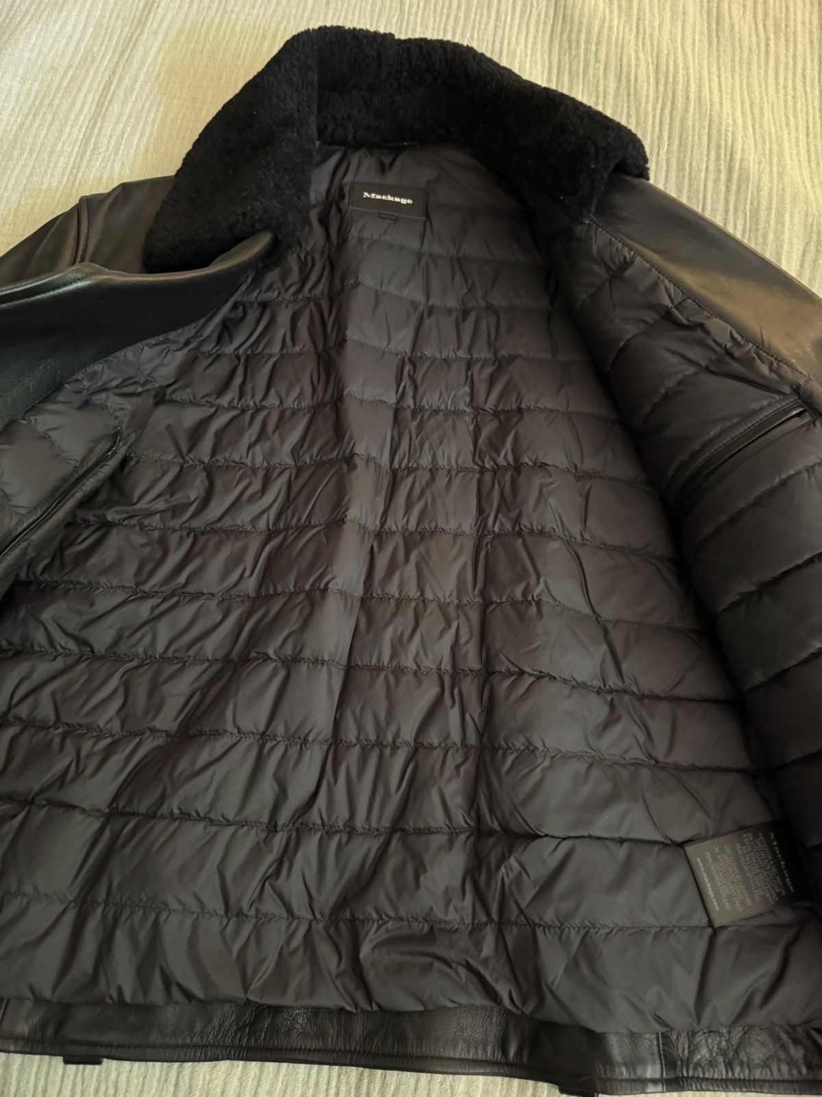 Mackage Mackage Leather Down Filled Jacket Size US L / EU 52-54 / 3 - 2 Thumbnail
