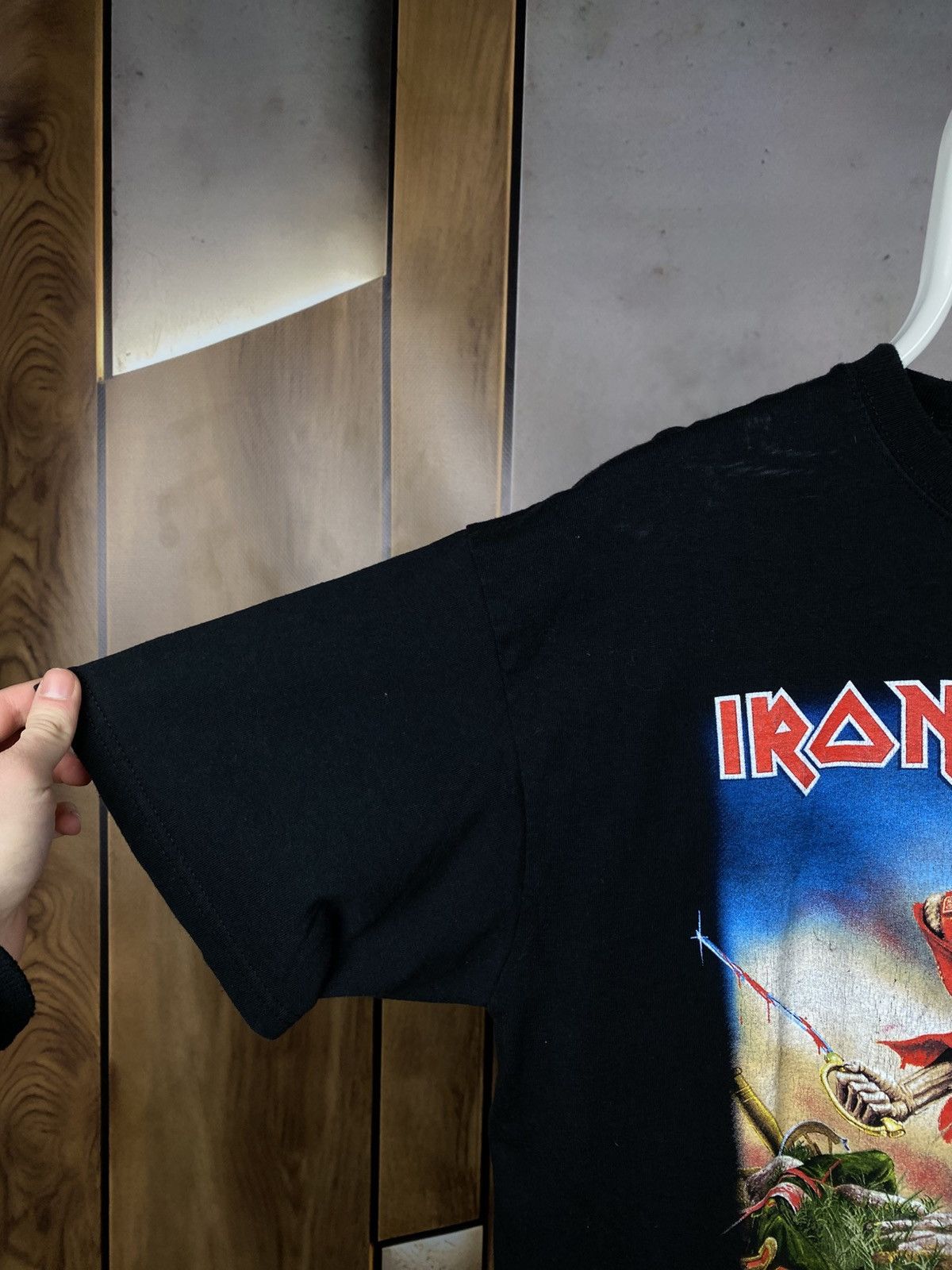 Iron Maiden 💀Vintage 2010 T-Shirt Iron Maiden The Trooper Boxy Logo Tee💀 Size US L / EU 52-54 / 3 - 3 Thumbnail