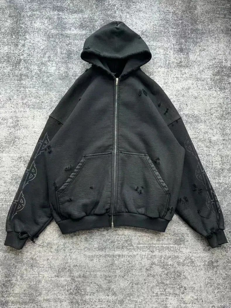 Balenciaga Paris Tower Zip Jacket.