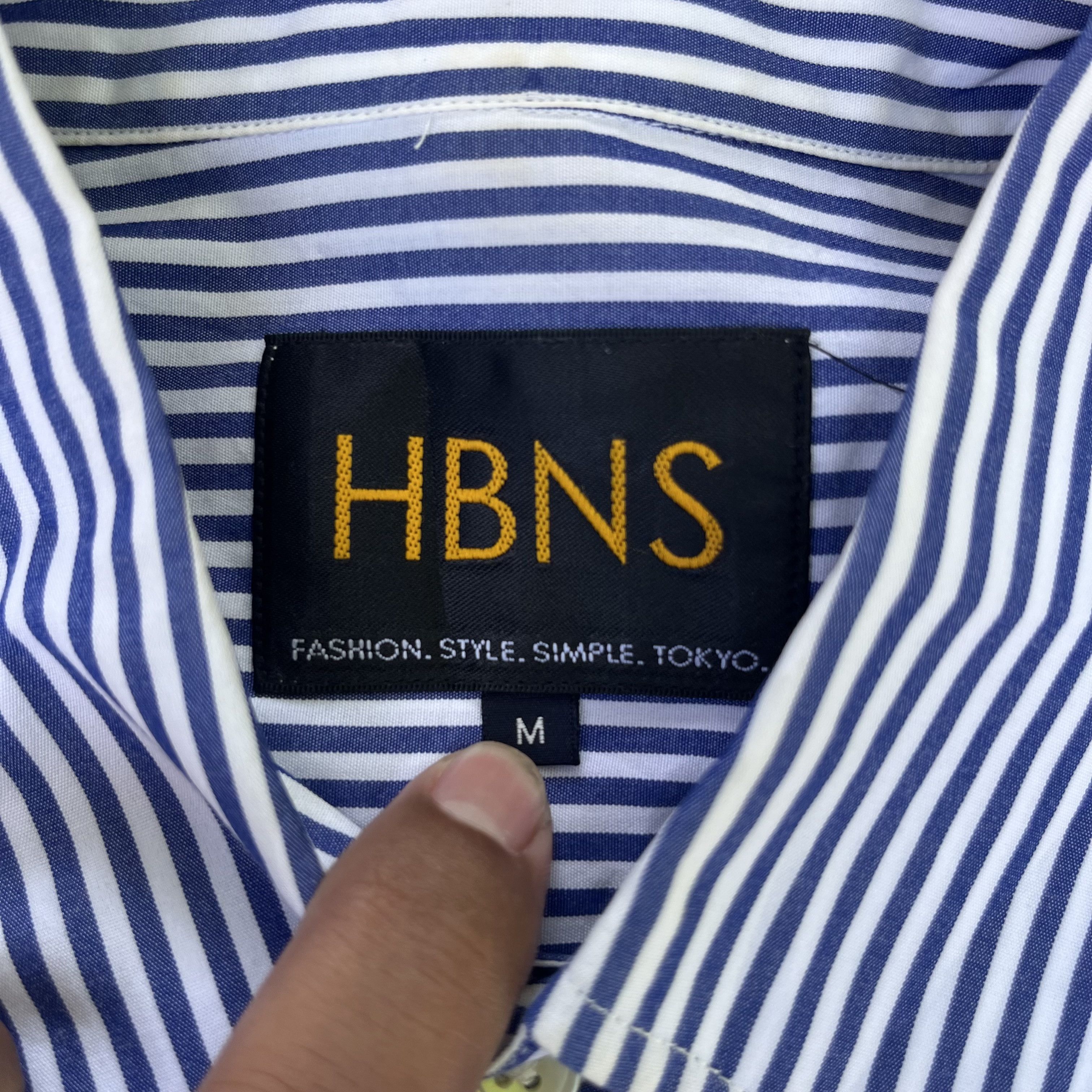 Japanese Brand Habanos striped recontructed button up Size US S / EU 44-46 / 1 - 5 Thumbnail
