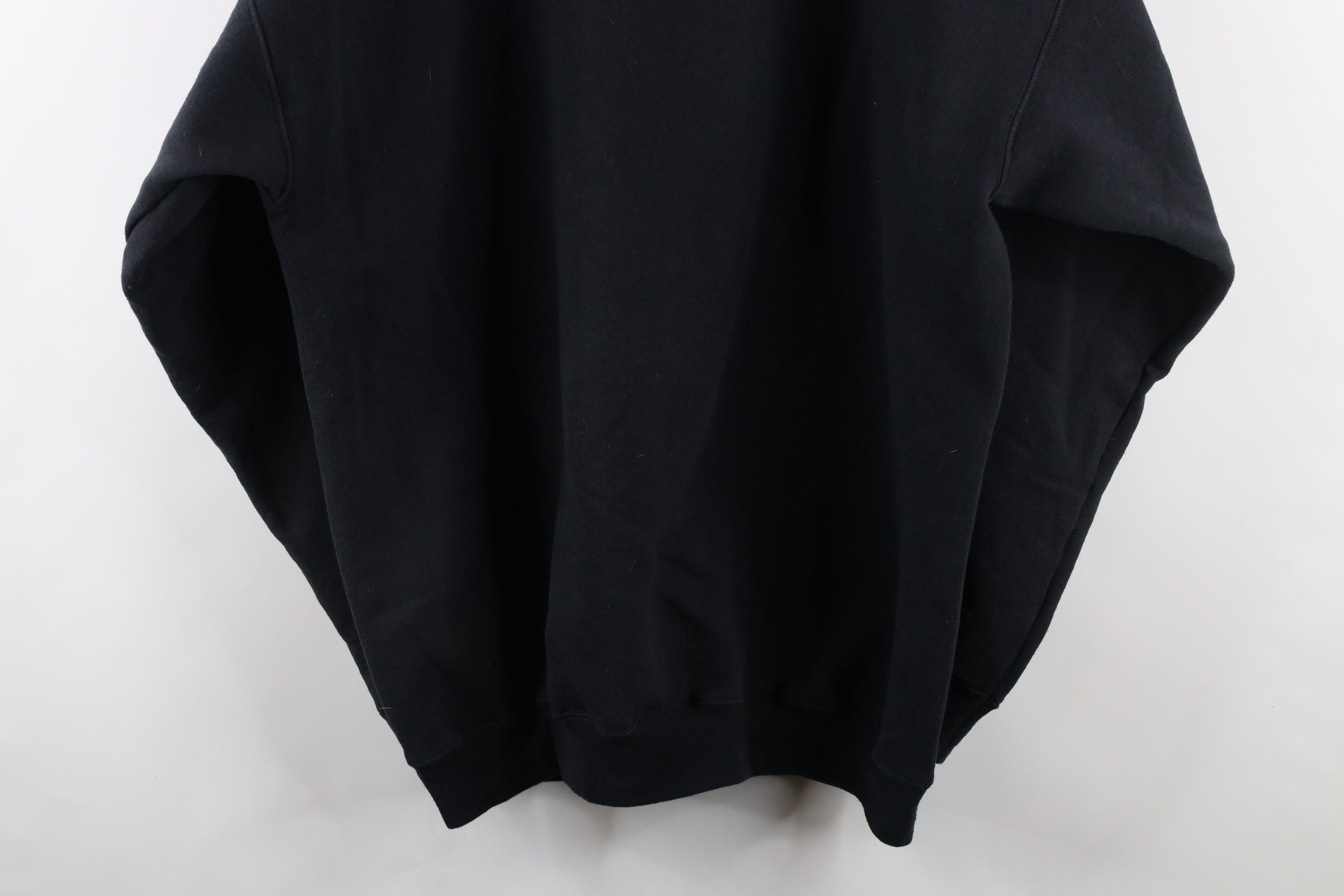 Vintage Vintage 90s Streetwear Heavyweight Crewneck Sweatshirt Black Size US XL / EU 56 / 4 - 7 Thumbnail