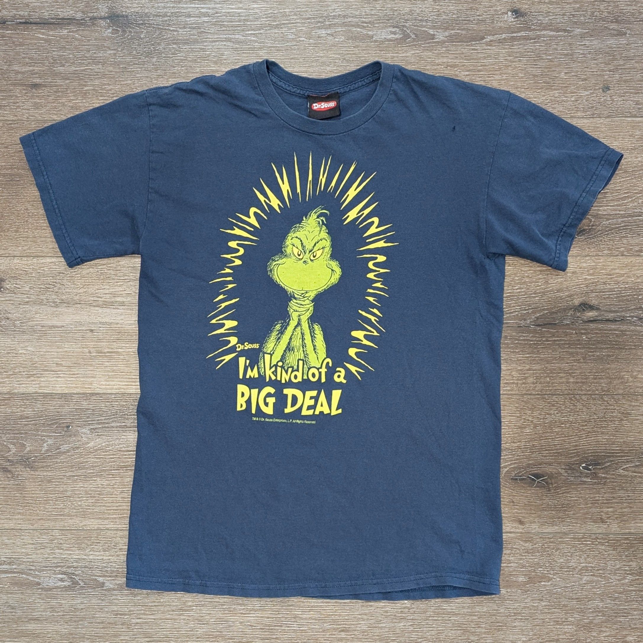 Vintage Dr. Seuss The Grinch "I'm kind of a big deal" t-shirt Size US M / EU 48-50 / 2 - 1 Thumbnail