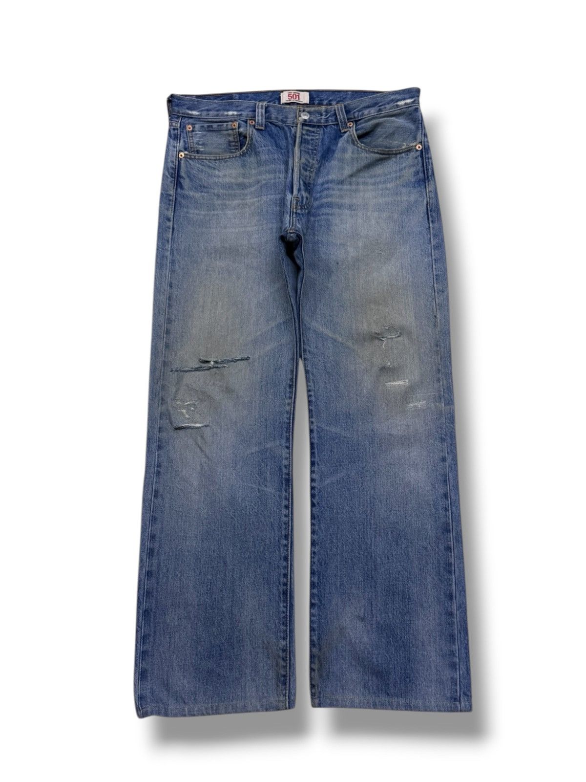 Levi's Vintage Levi’s 501 Original Straight Leg Button Fly | W35 Size US 35 - 2 Thumbnail