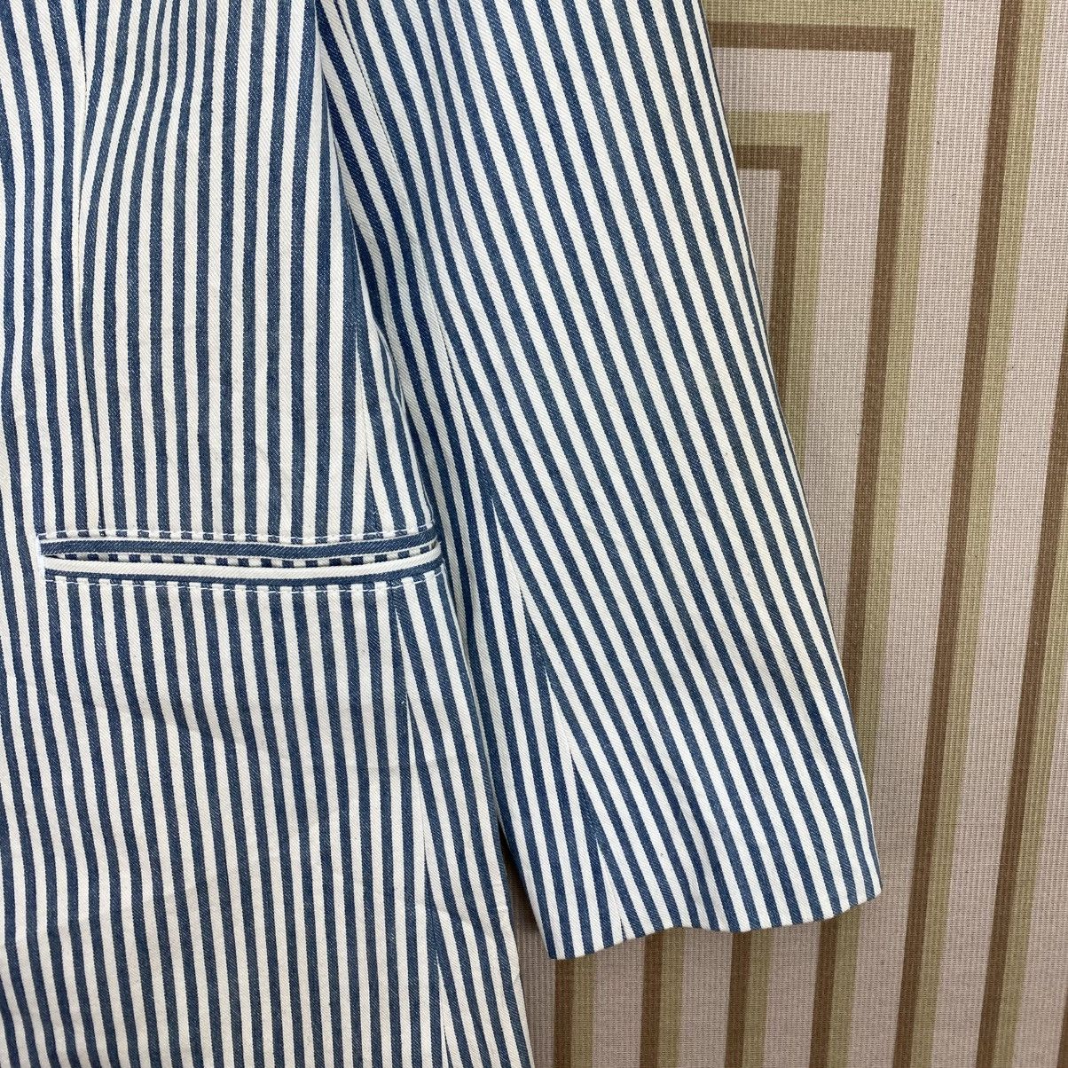 45rpm 🫶Japanese Brand Beauty & Youth Stripe Hikory Style Jacket Size US S / EU 44-46 / 1 - 5 Thumbnail