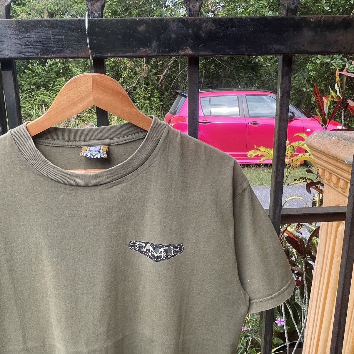 Welcome Skateboards 🔥Vintage 90s SMP Skateboard Camo Box Logo Sun Faded Tee Size US L / EU 52-54 / 3 - 3 Thumbnail