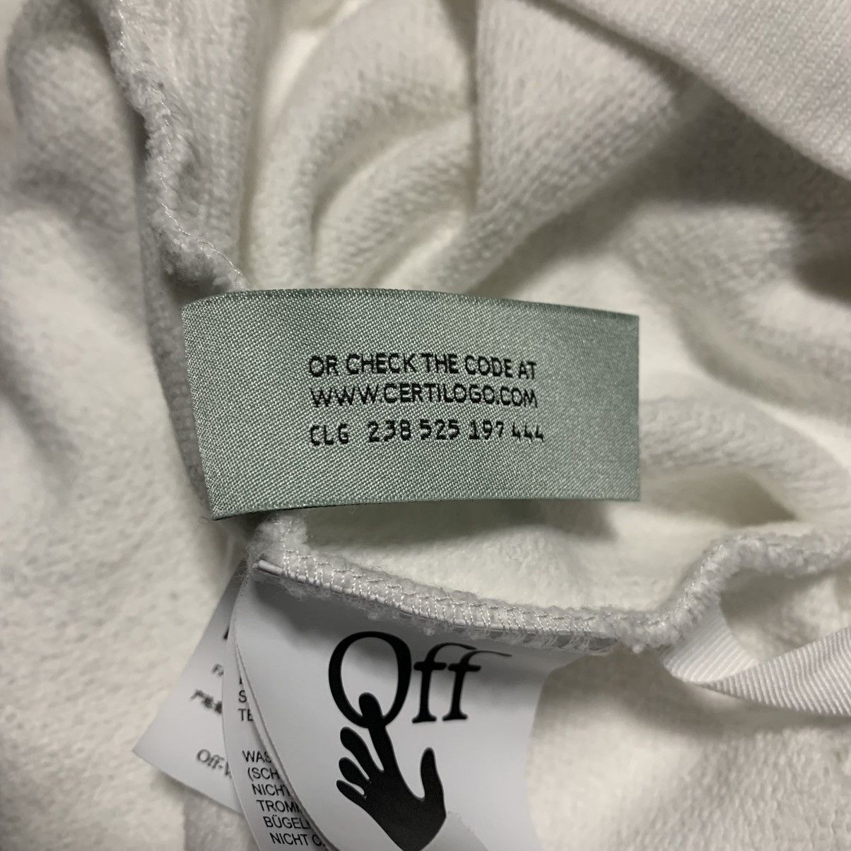 Off-White Off White XS Mona Lisa White Hoodie Virgil Abloh Size US XS / EU 42 / 0 - 14 Thumbnail