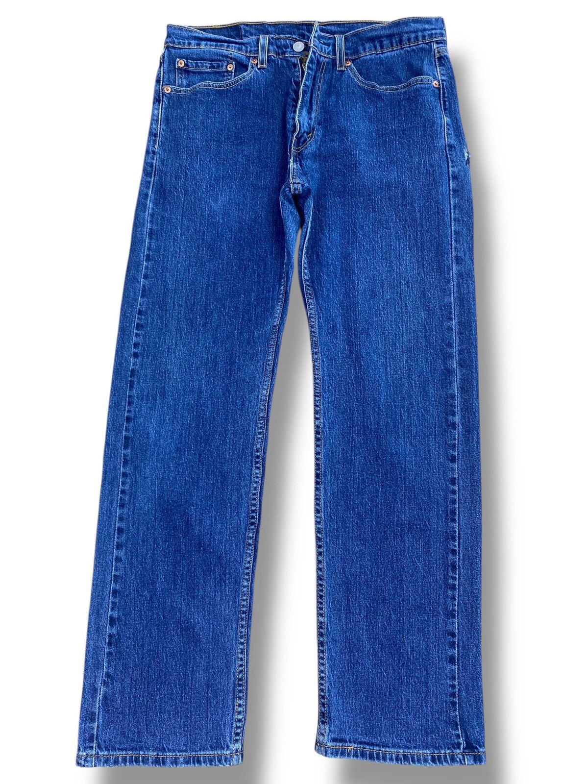 Levi's Levi’s 505 Blue Wash Style Straight Cut Jeans Size US 32 / EU 48 - 1 Thumbnail