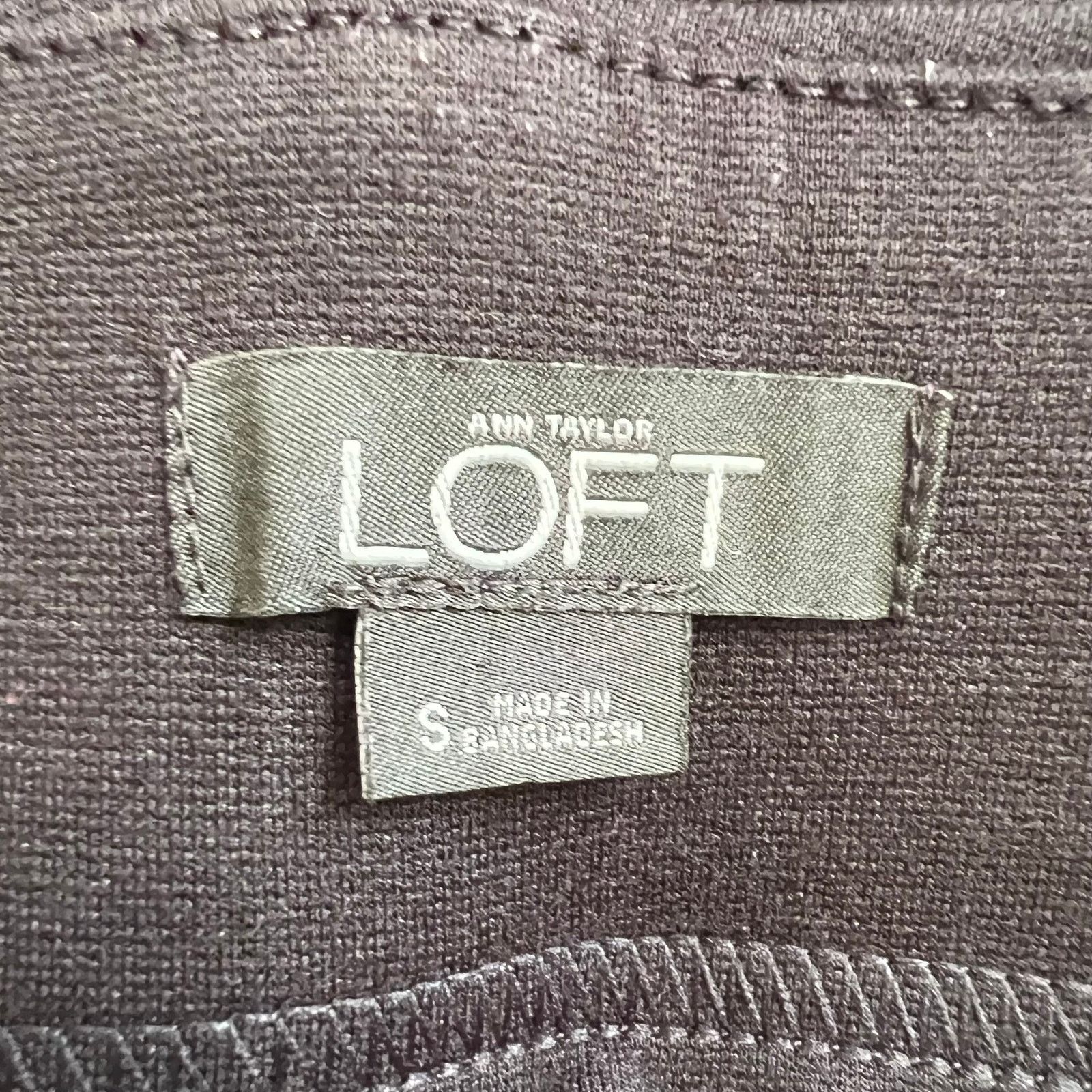 Ann Taylor Ann Taylor Loft Black Legging Pants, S Size 30" / US 8 / IT 44 - 8 Thumbnail